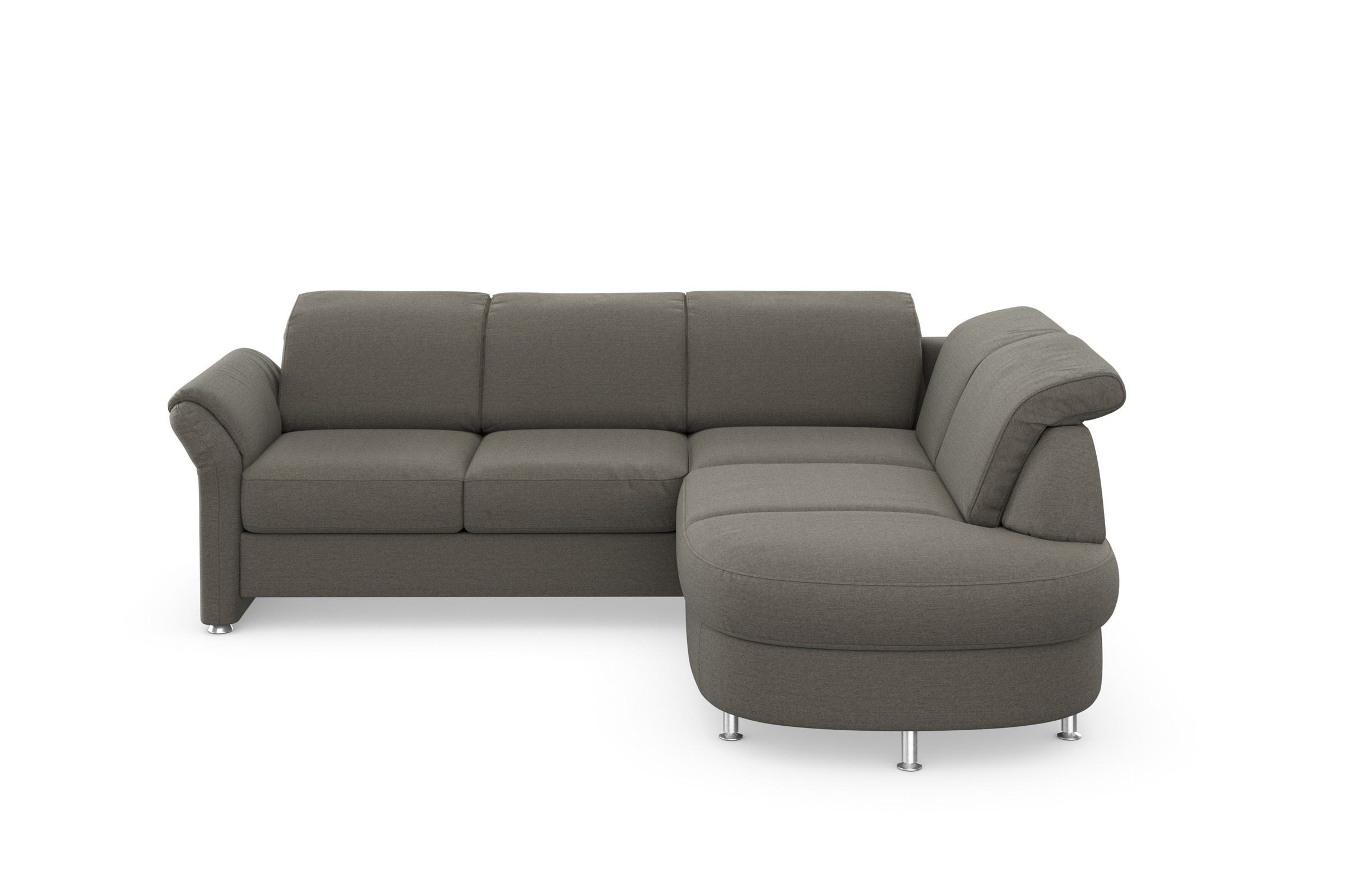sit&more Ecksofa »Apulia L-Form«, wahlweise Bettfunktion, Bettkasten und Kopf- und Armteilverstellung