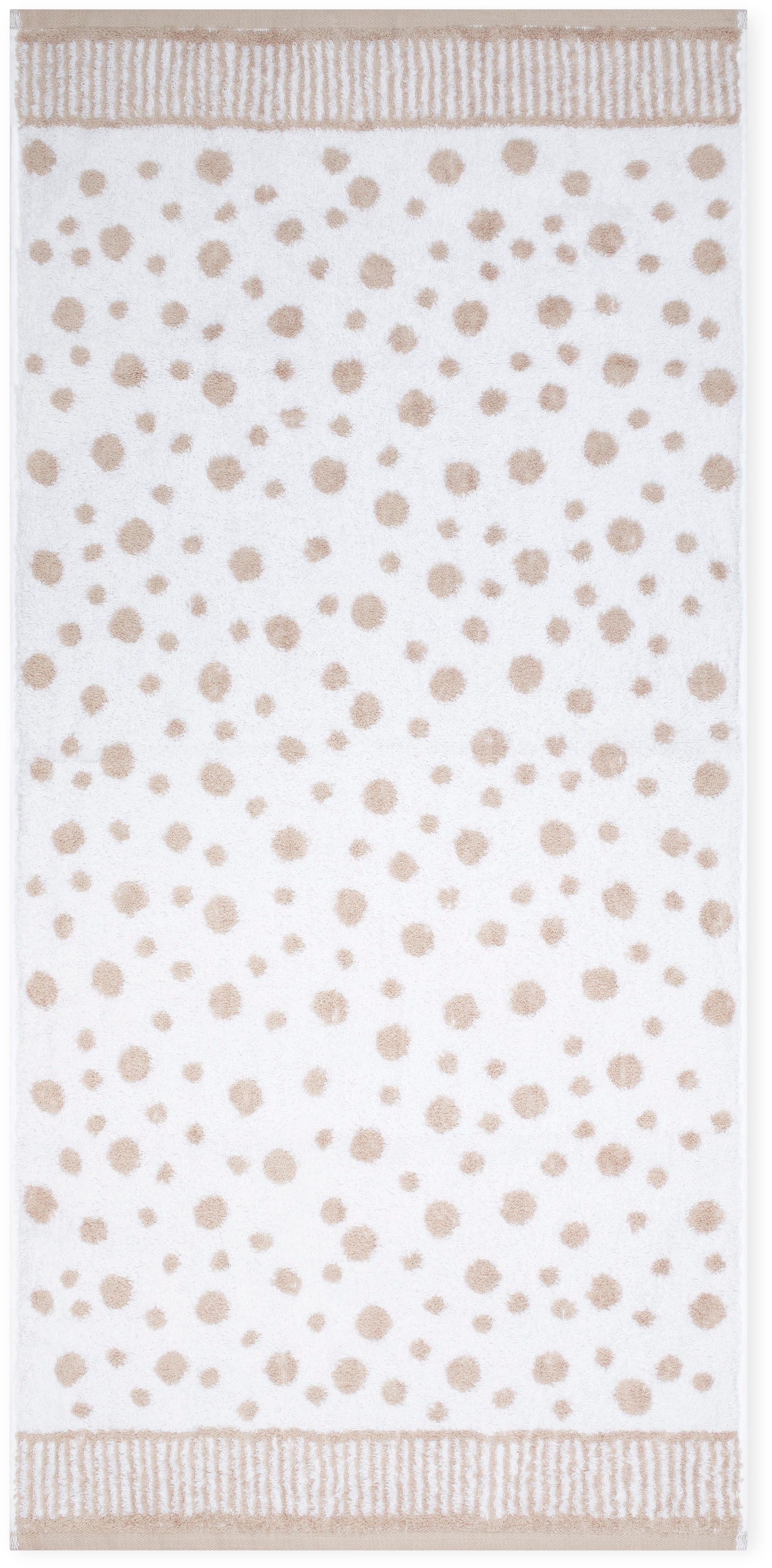 ROSS Duschtuch »Punkte, allover« aus feinster Baumwolle