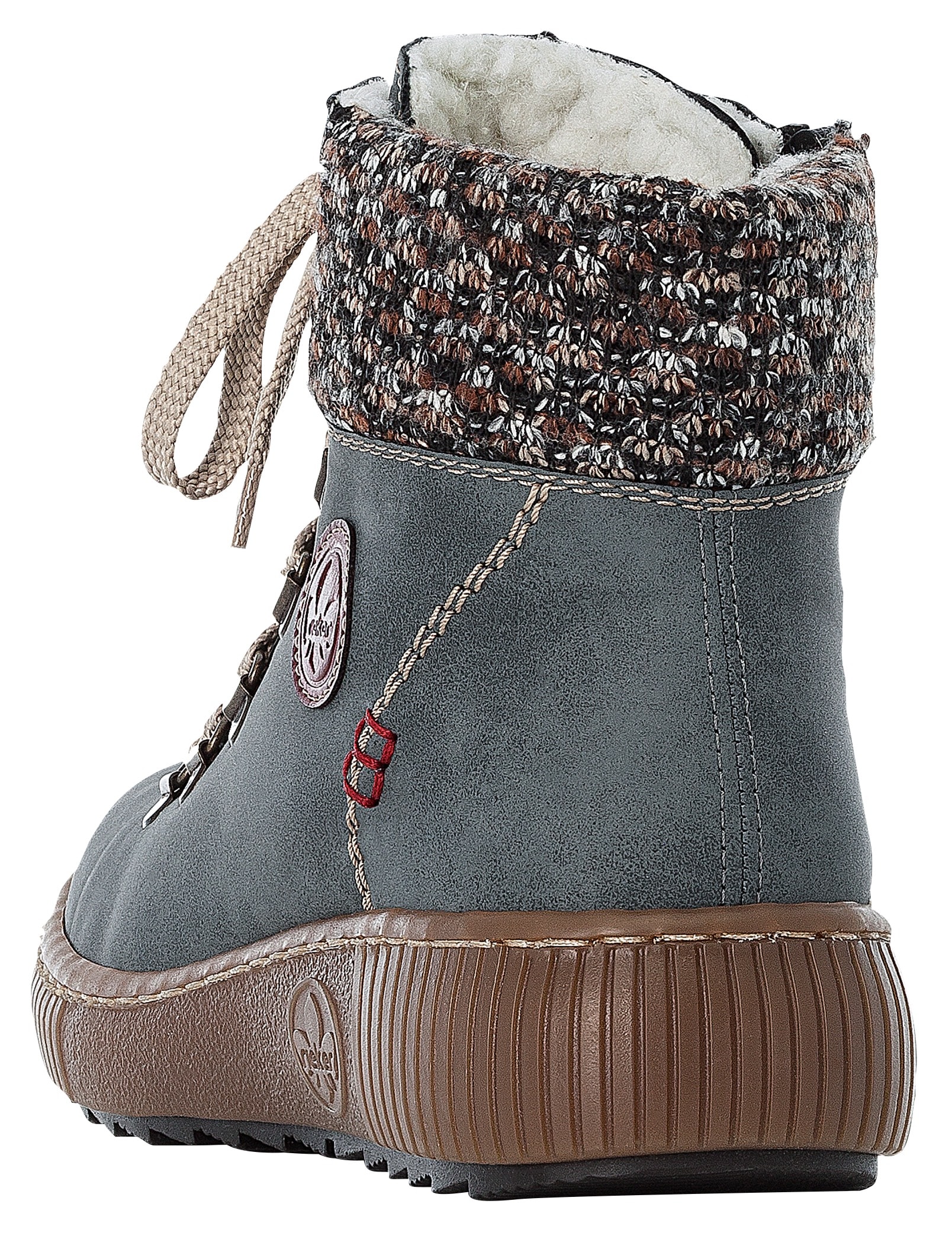 Rieker Winterboots, Winterstiefelette, Schnürboots, Outdoorboots mit Warmfutter