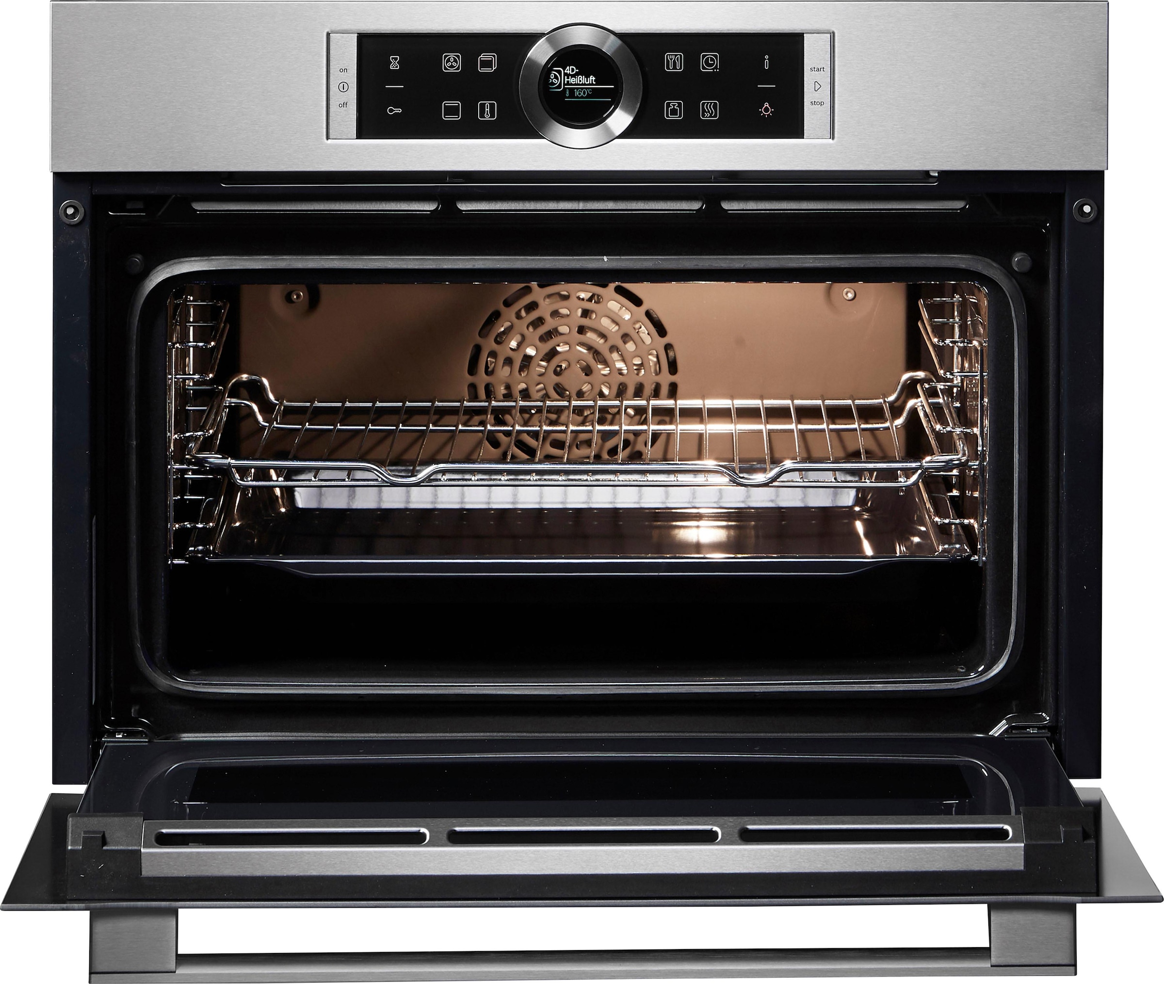 BOSCH Einbaubackofen 8 »CBG635BS3«, mit Teleskopauszug nachrüstbar, ecoClean Direct