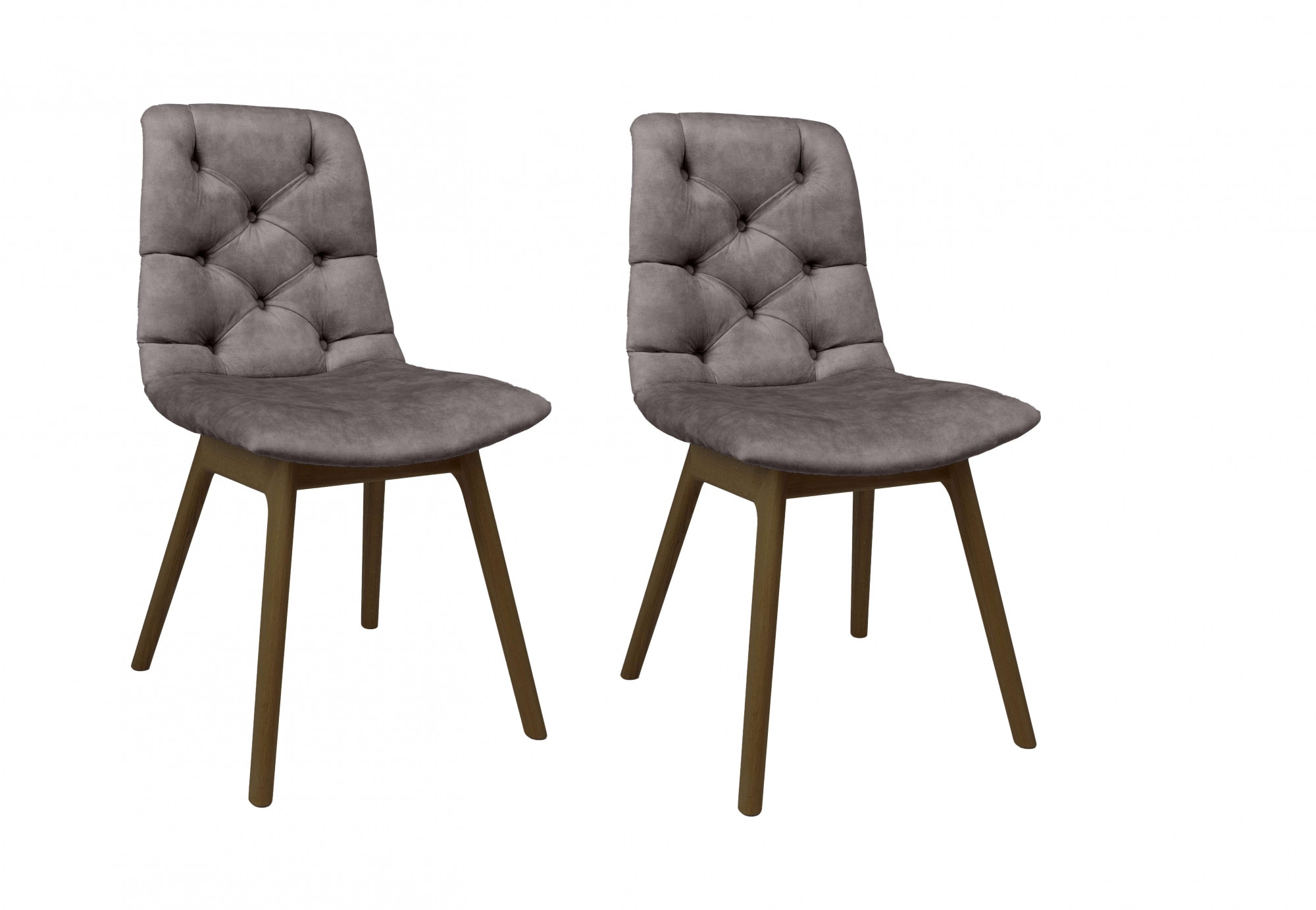 OTTO home Esszimmerstuhl "Ramon" (Set) 2 Stk.mit Massivholzbeinen, in verschiedenen Farben und Stoffen