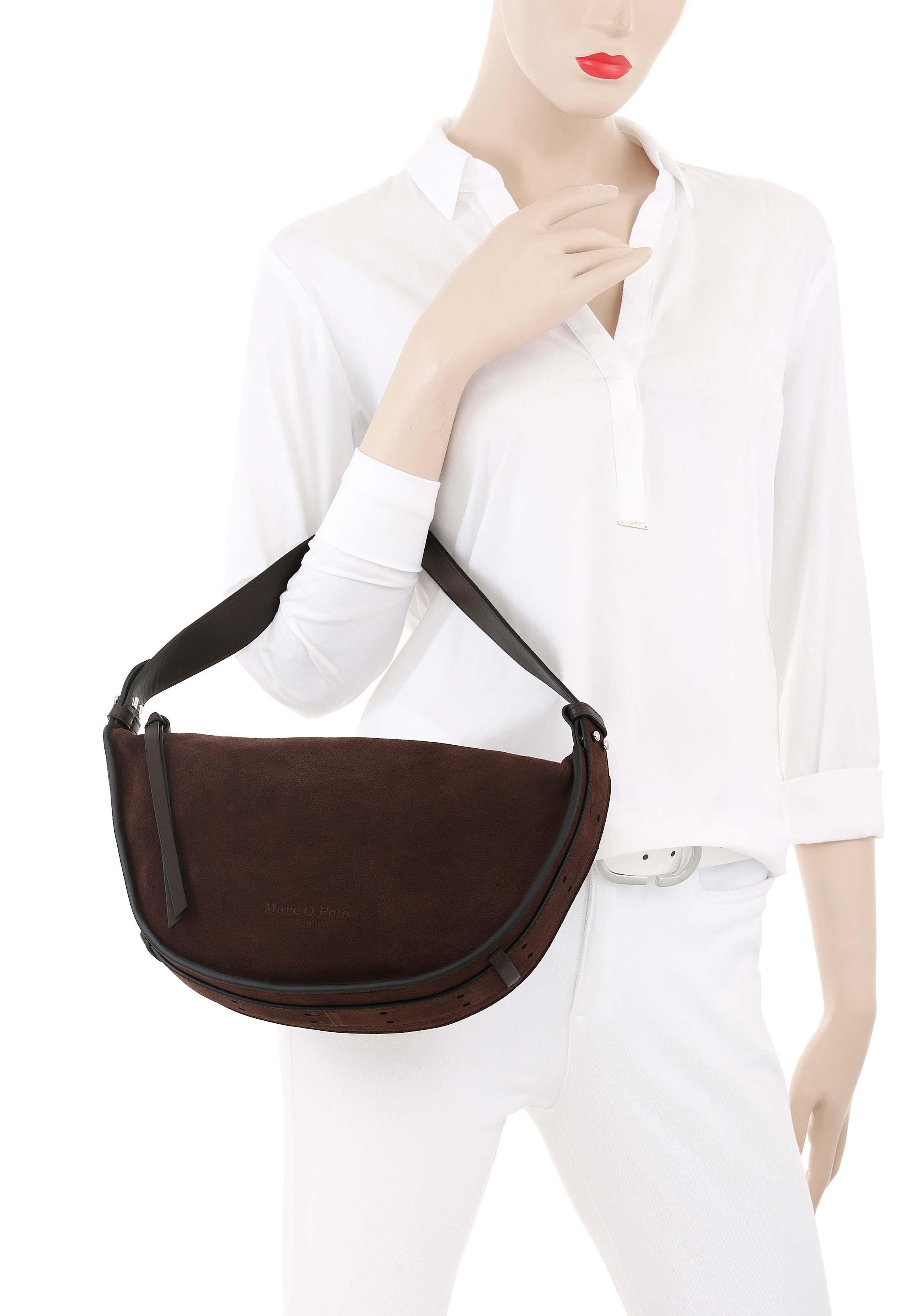 Marc O'Polo Accessories Hobo »Aami« Damen Beuteltasche, Schultertasche, Umhängetasche
