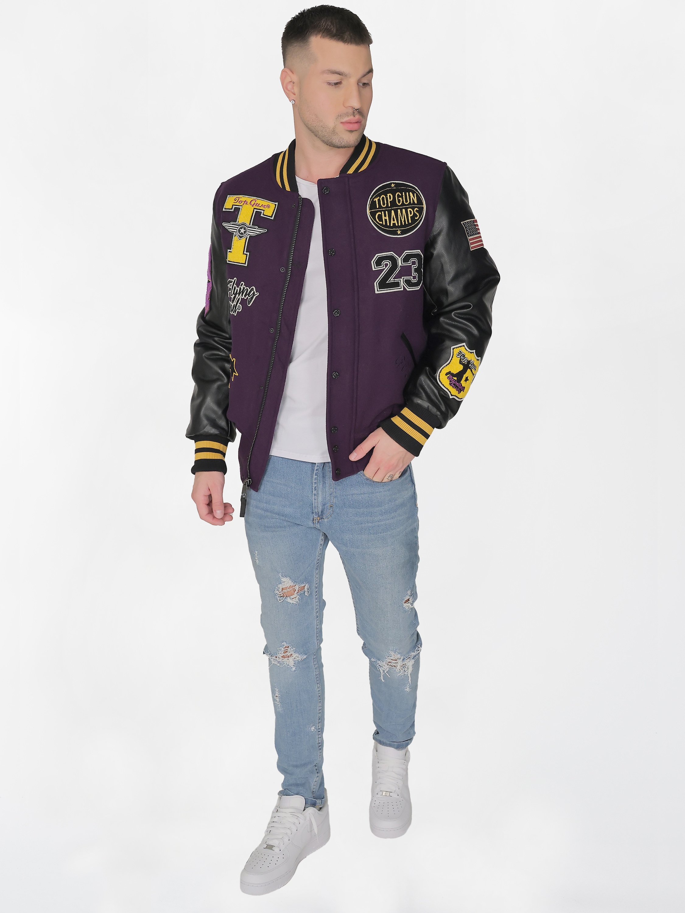 TOP GUN Collegejacke »Collegejacke TG20213031«