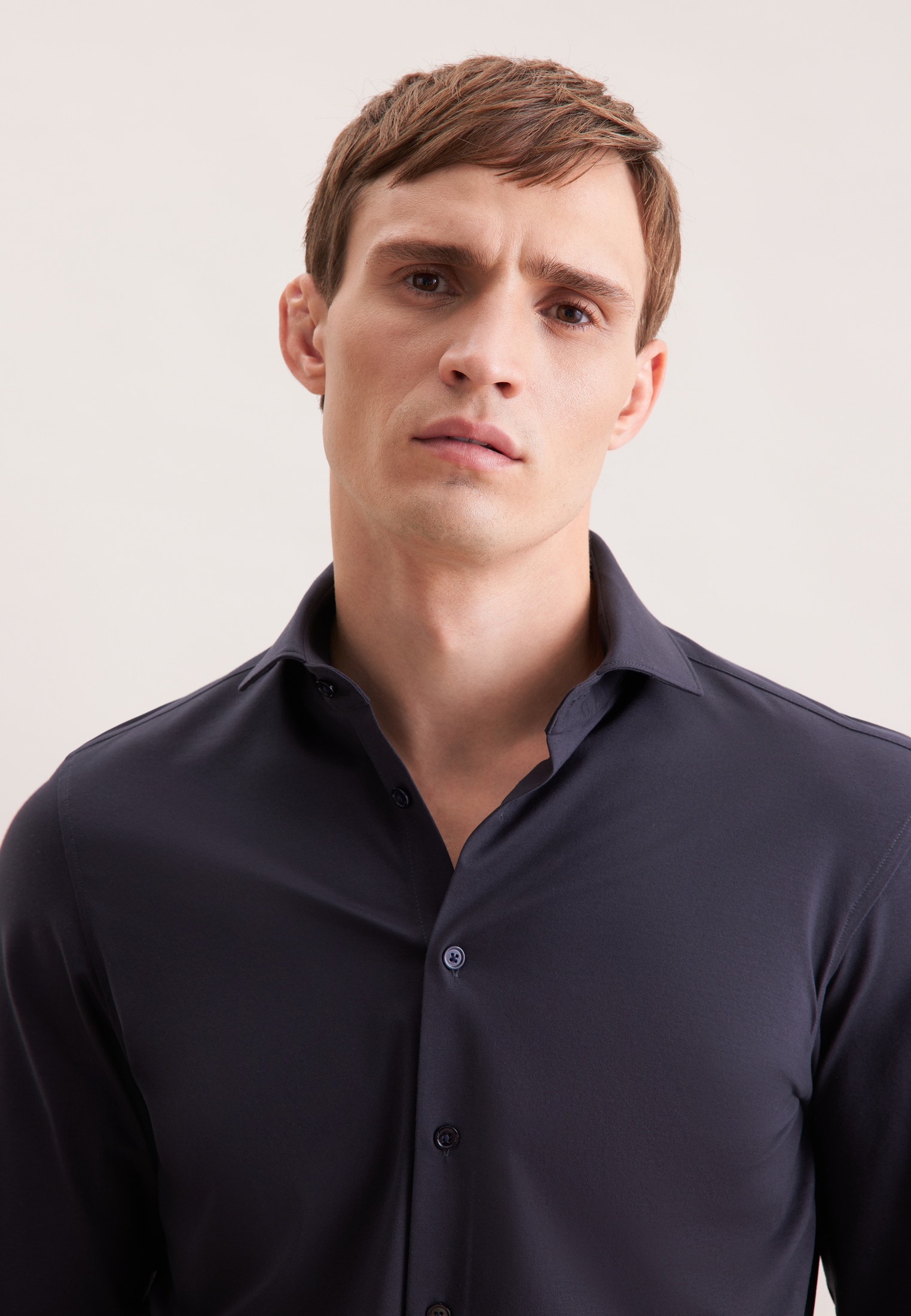 seidensticker Businesshemd »Schwarze Rose« Slim 1/1 Kentkragen Uni