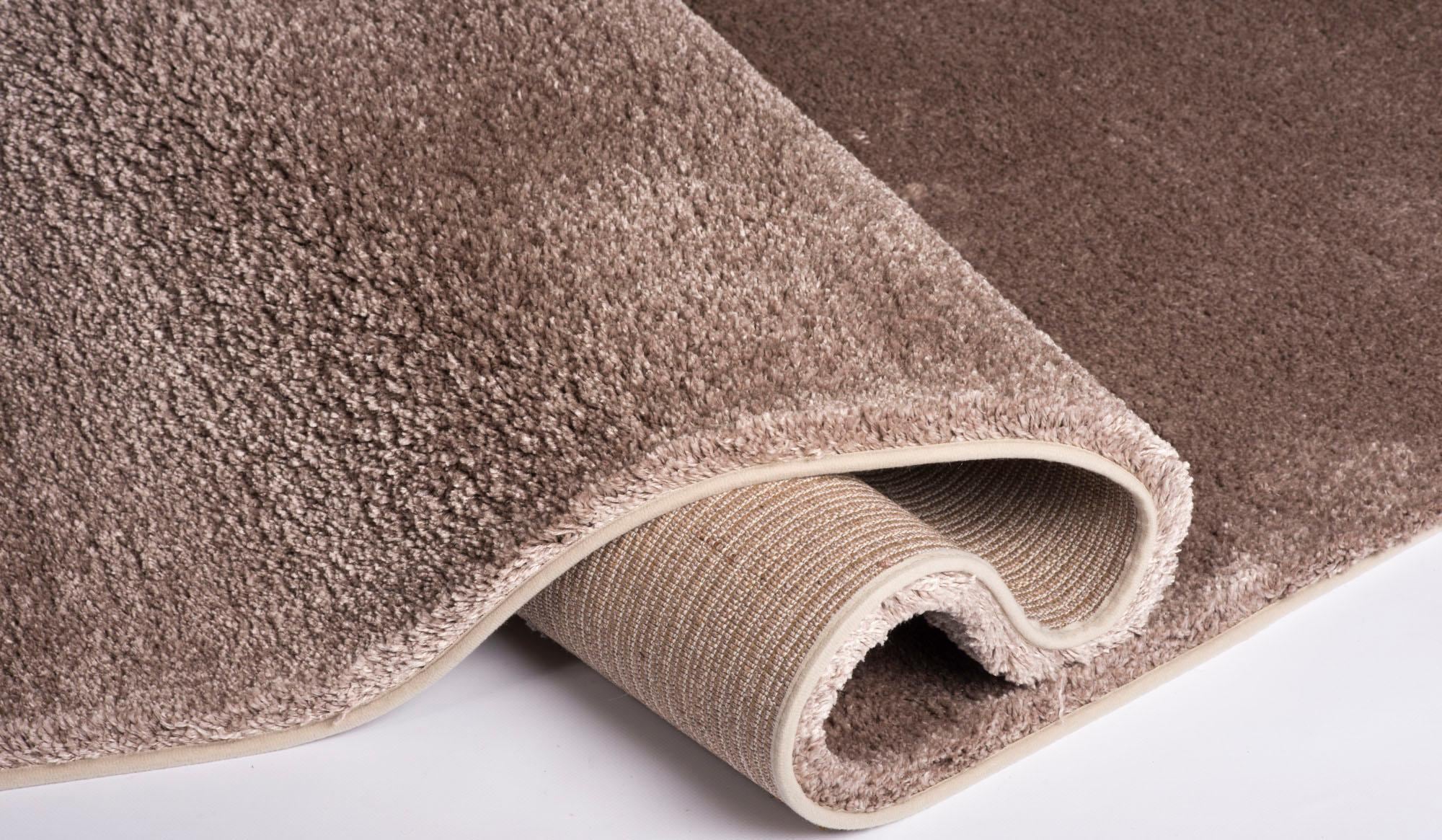 GALLERY M branded by Musterring Hochflor-Teppich »Solo« rechteckig 30 mm Höhe besonders weich durch Microfaser, Wohnzimmer