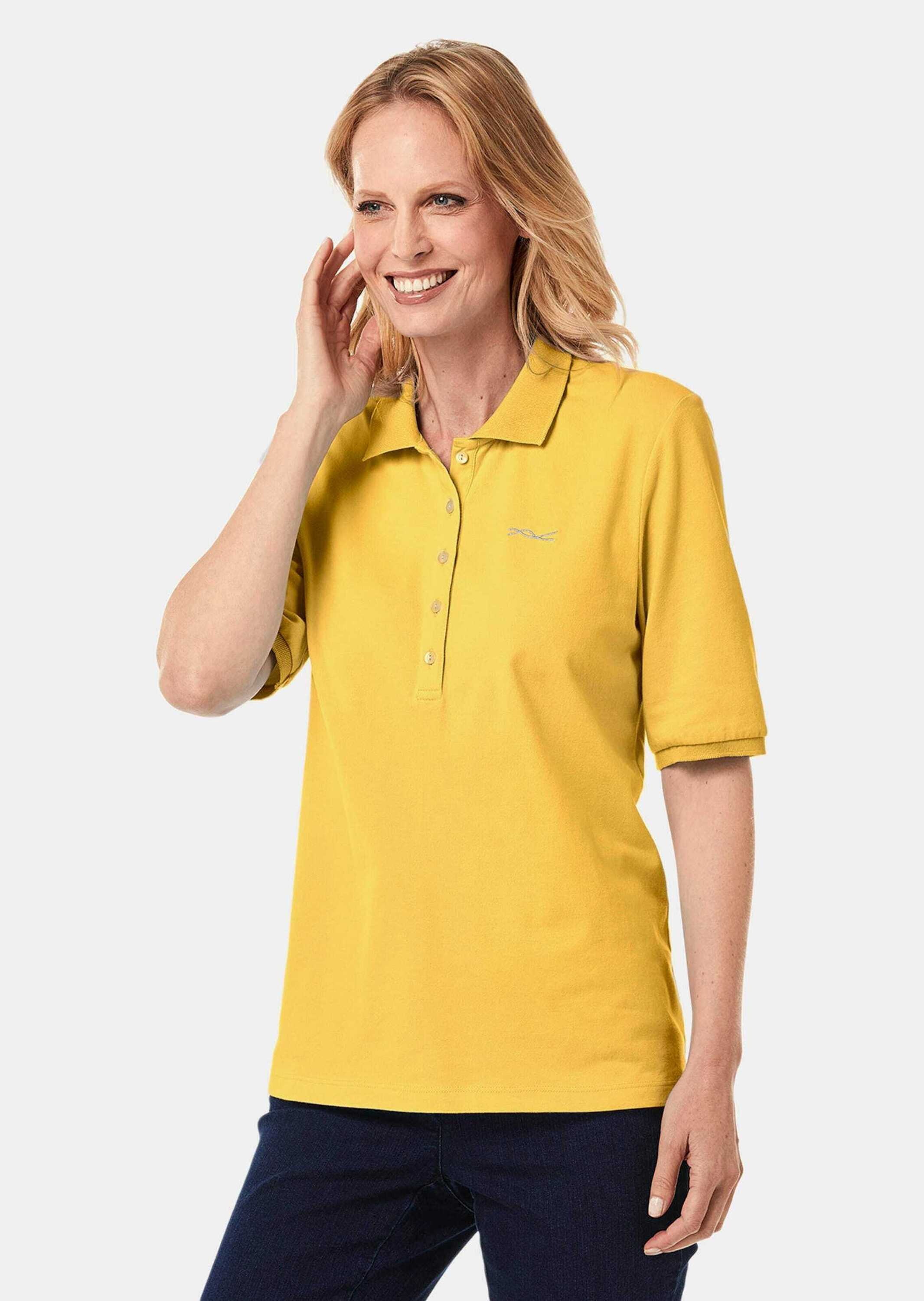 GOLDNER Poloshirt »Poloshirt in hochwertiger Pikee-Qualität«