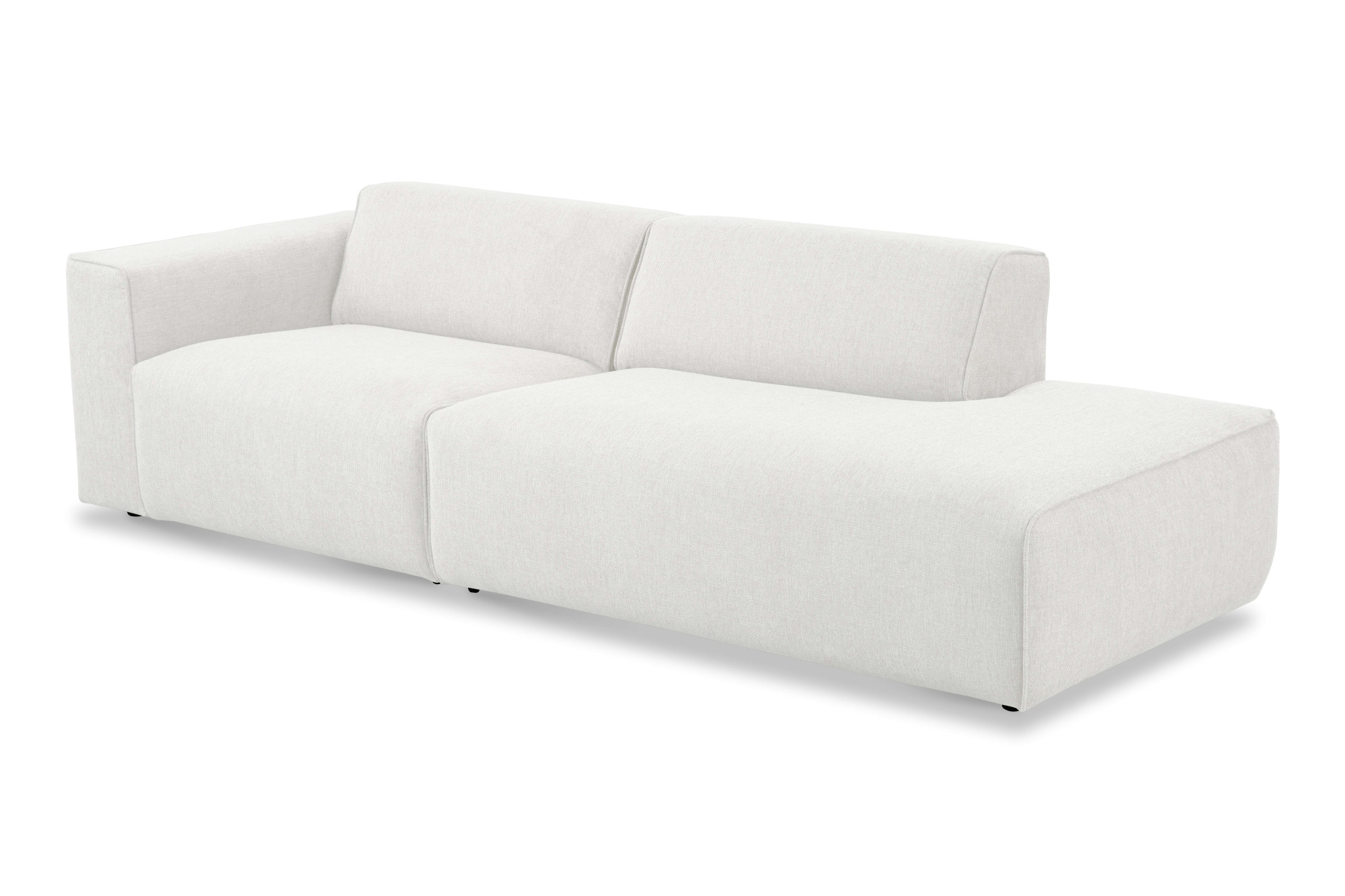 Home affaire 2-Sitzer »Noord mit Kedernaht, Breite 227 cm« Cord, Struktur, Webstoff, mit Wellenunterfederung, Massivholzrahmen