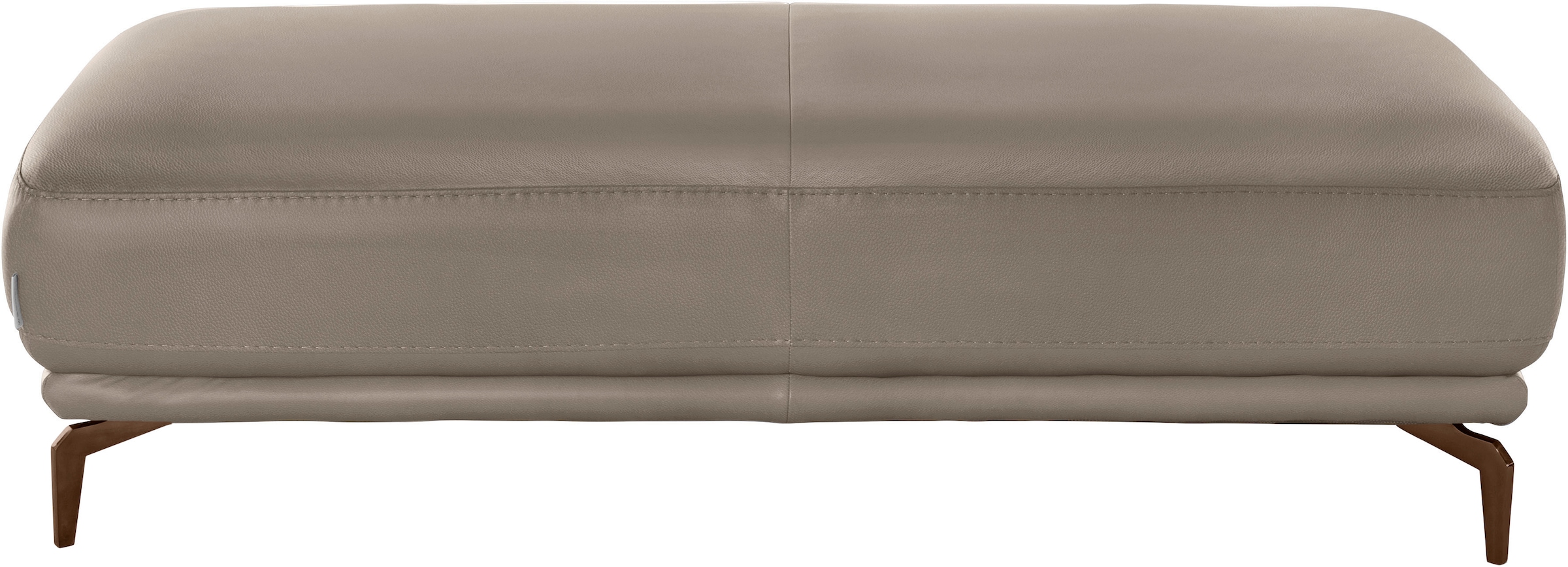W.SCHILLIG Hocker »montanaa«, mit Metallfüßen in Bronze pulverbeschichtet, Breite 141 cm