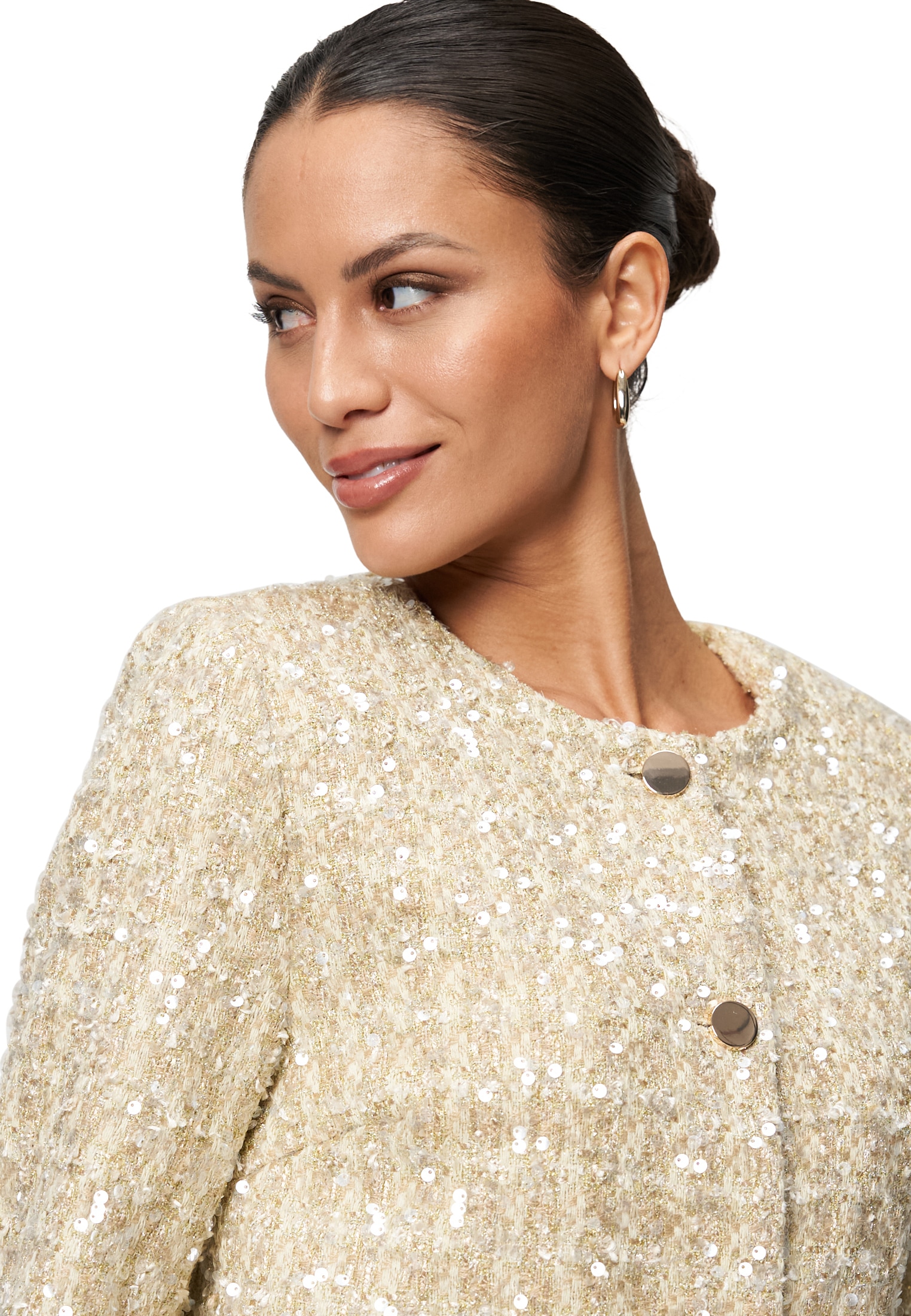 Zero Jackenblazer »Blazer mit Pailletten«