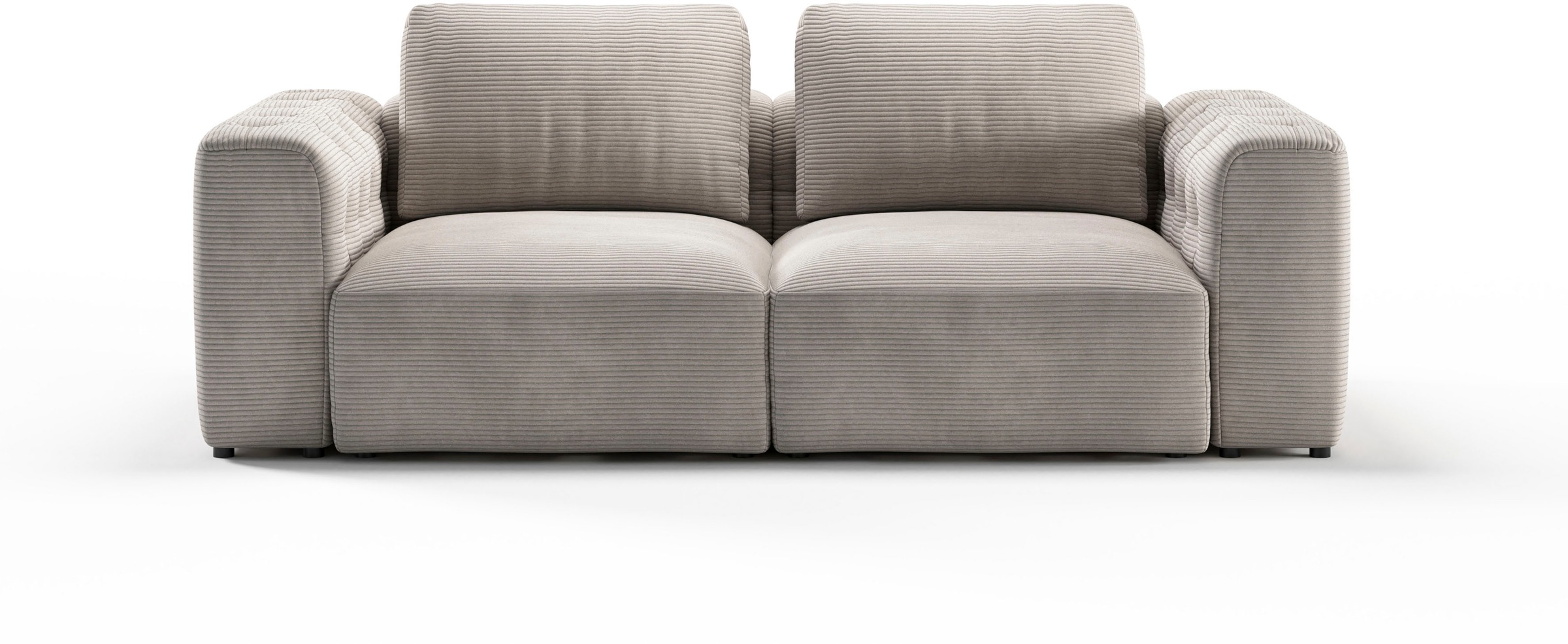 RAUM.ID 2-Sitzer »Cushid«, Modulsofa, bestehend aus 2 Teilen, Breite 218 cm