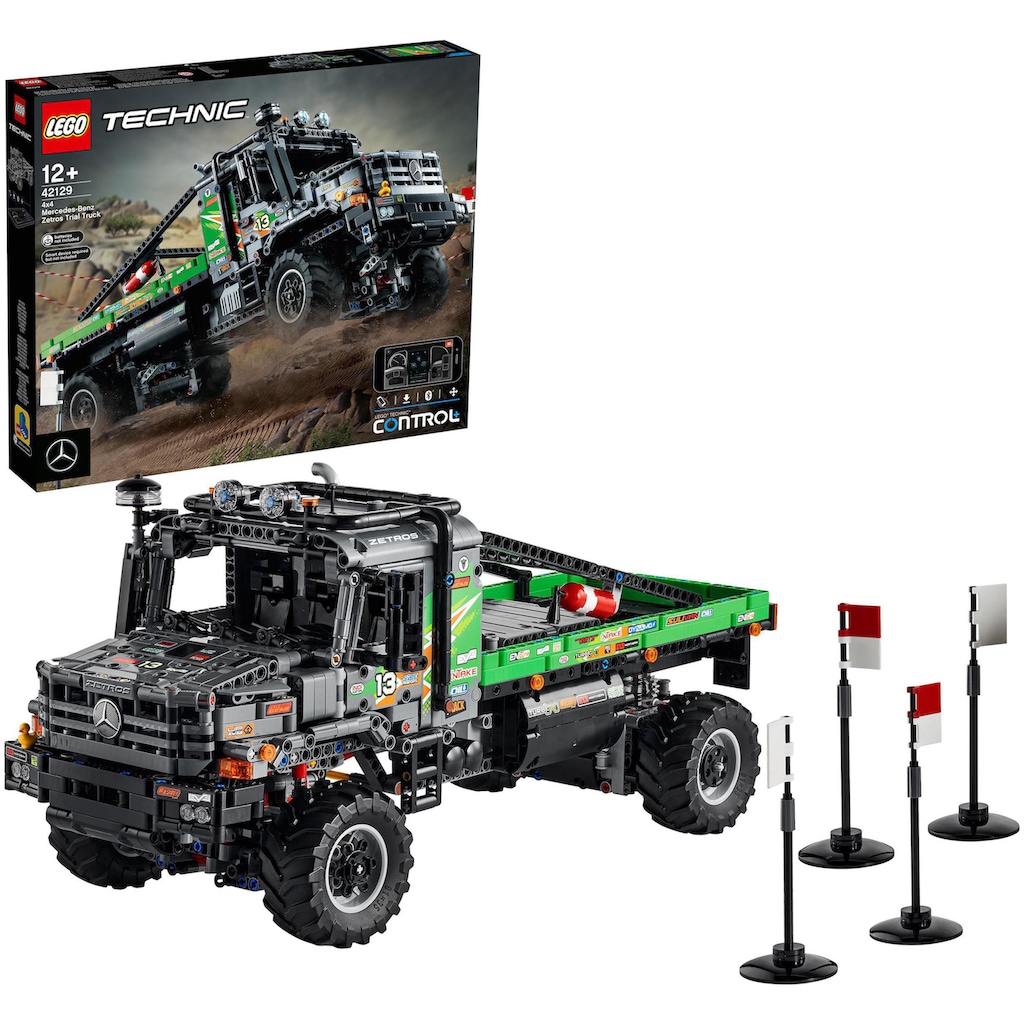 LEGO® Konstruktionsspielsteine »4x4 Mercedes-Benz Zetros Offroad-Truck (42129), LEGO® Technic«, (2129 St.)
