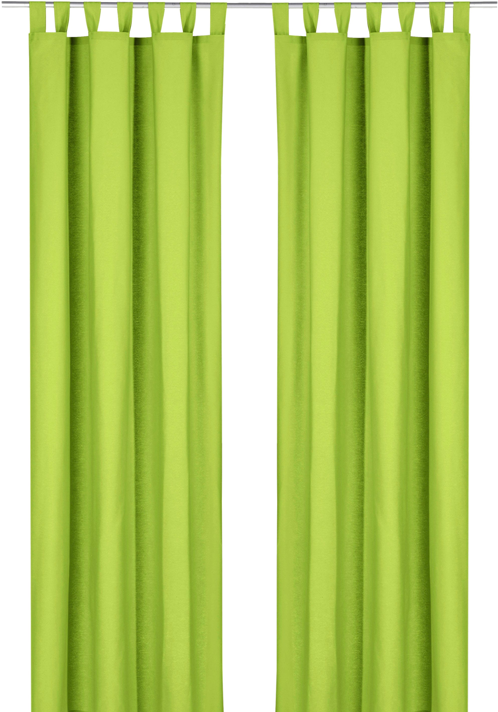 Weckbrodt Vorhang »Sento« Schlaufen 1 Stk. tlg. Baumwolle, blickdicht, matte Struktur, unifarben, Gardine, Store