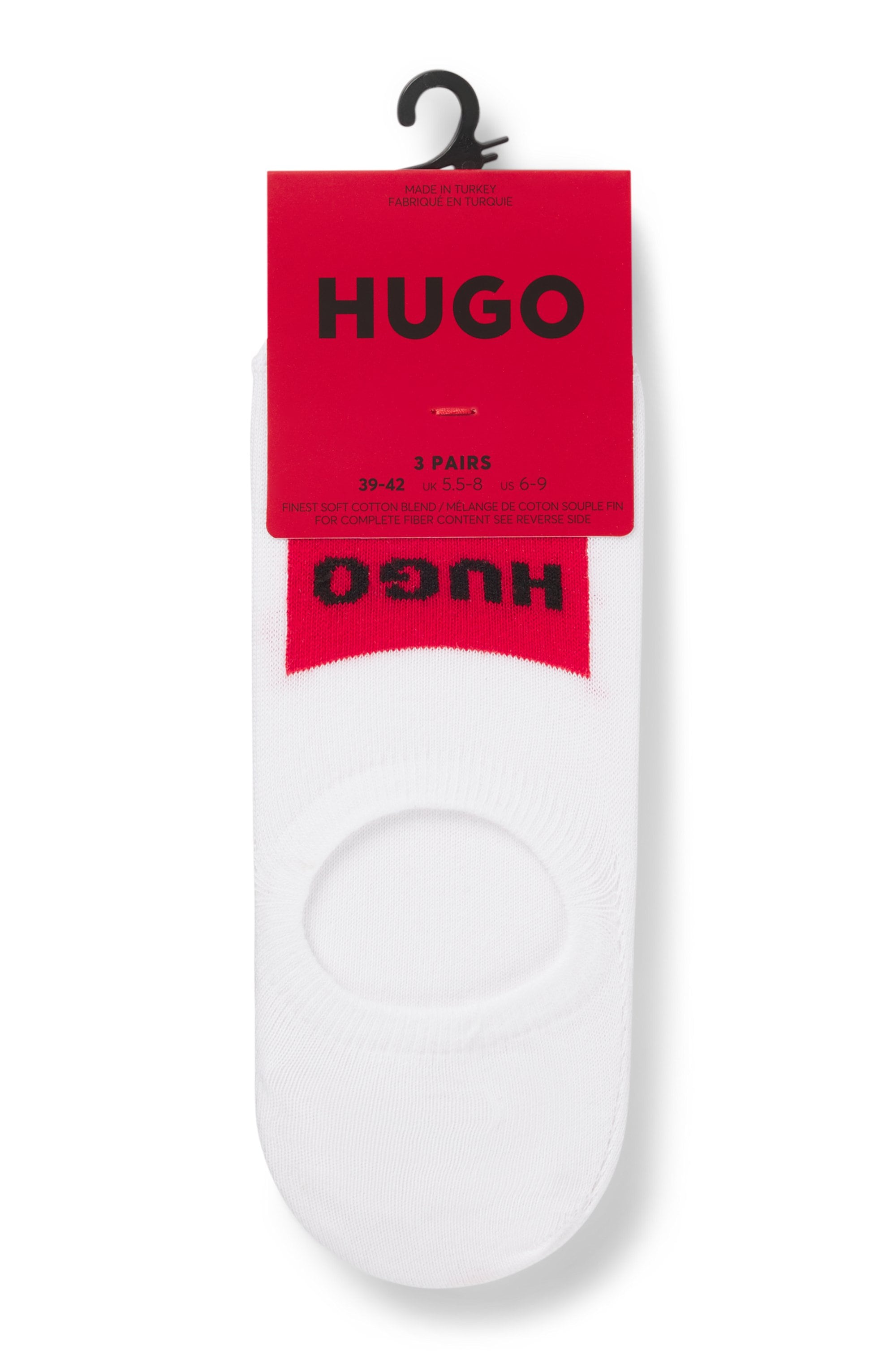 HUGO Underwear Freizeitsocken »3P LC LABEL CC«, (Packung, 3 Paar), mit Logostickerei