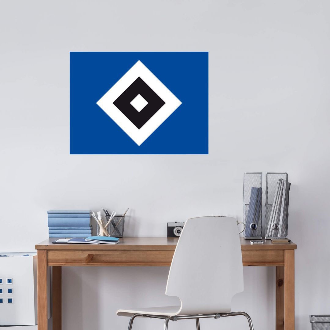 Wall-Art Wandtattoo »Hamburger SV (1 St.) bestellen HSV«, Logo Raten auf