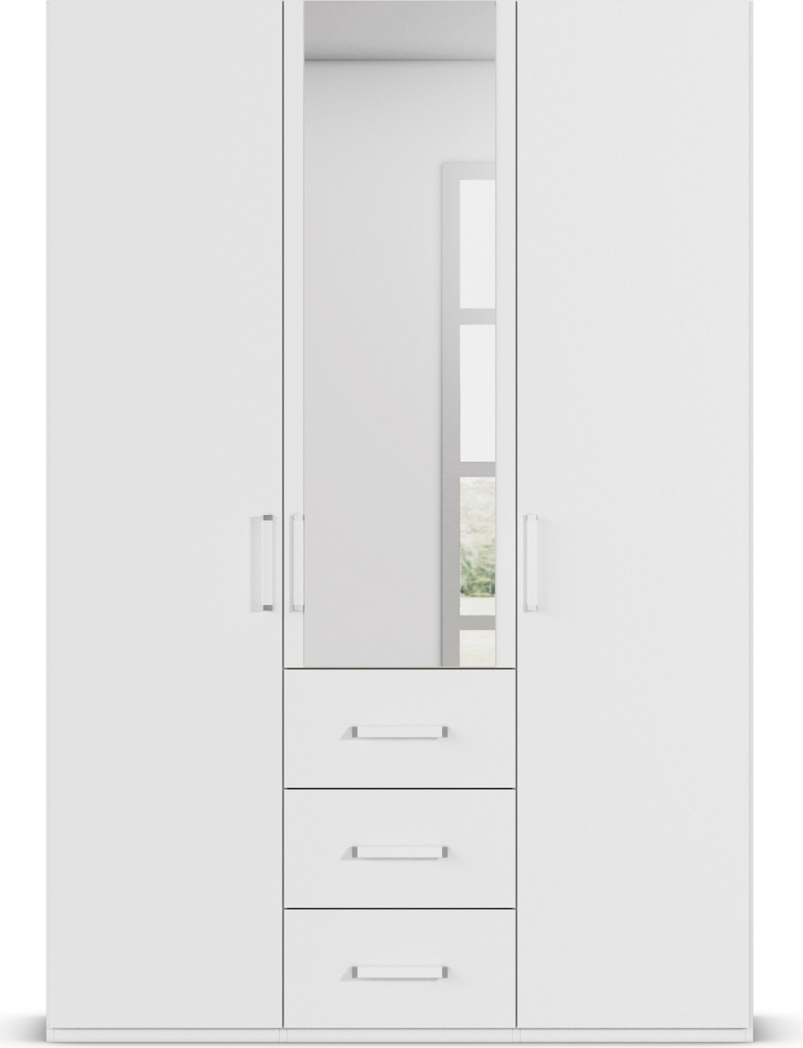 rauch Drehtürenschrank »Kleiderschrank Schrank Garderobe Schlafzimmerschrank EVELYN«, (in 2 Höhen 197 oder 210 cm erhältlich), in elegantem Stil mit Schubladen 3 Breiten und 2 Höhen MADE IN GERMANY