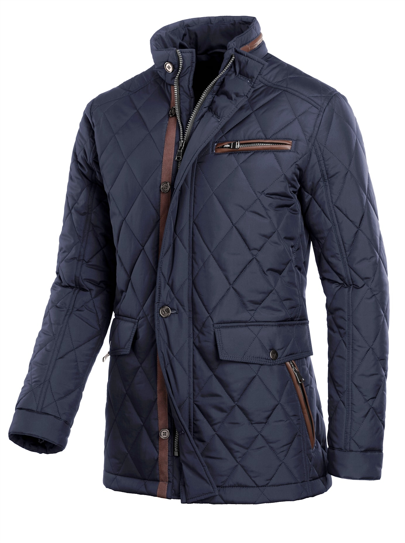 Marco Donati Langjacke ohne Kapuze