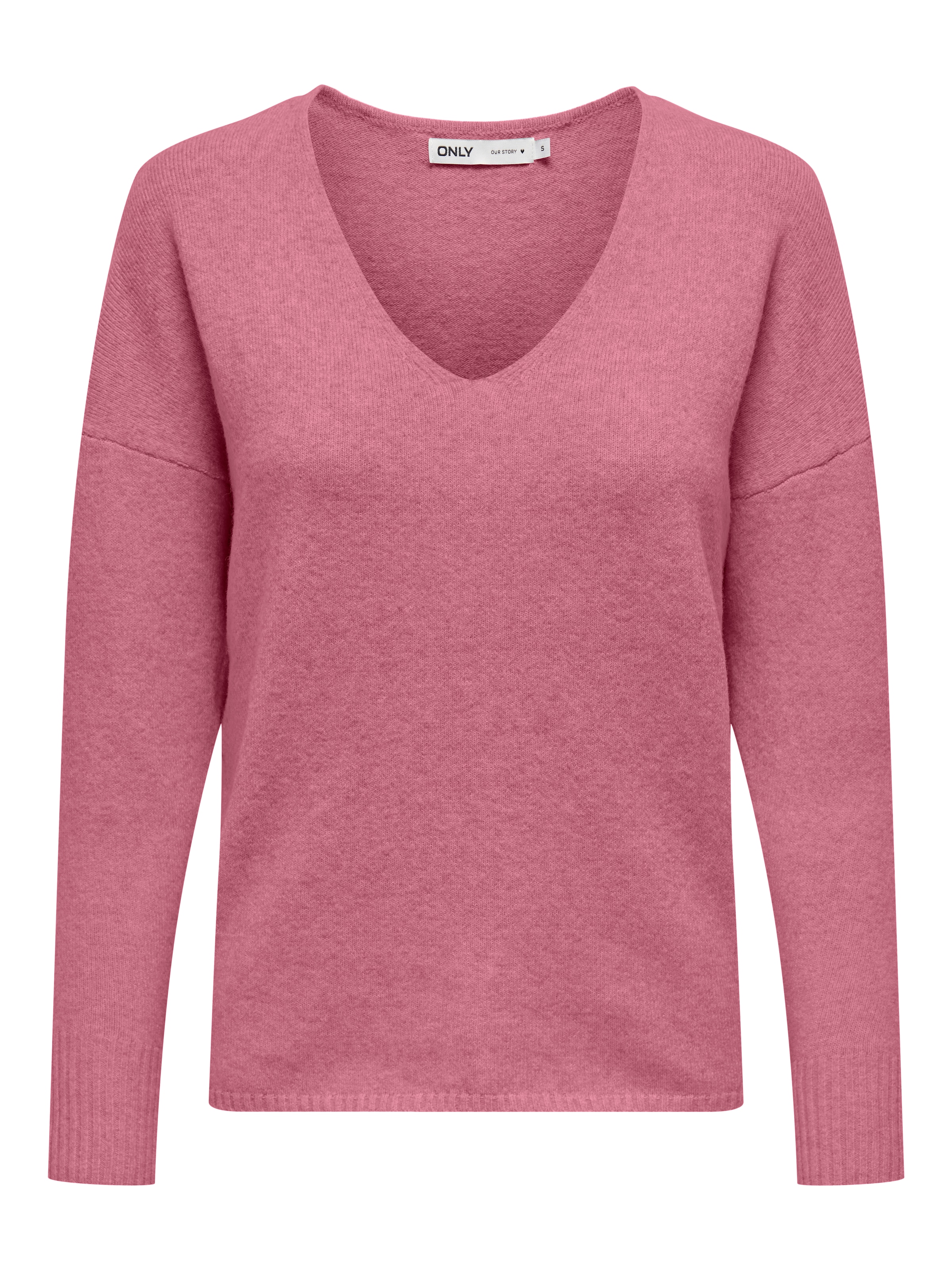 ONLY V-Ausschnitt-Pullover »ONLRICA LIFE L/S V-NECK PULLO KNT NOOS«, mit V-Ausschnitt