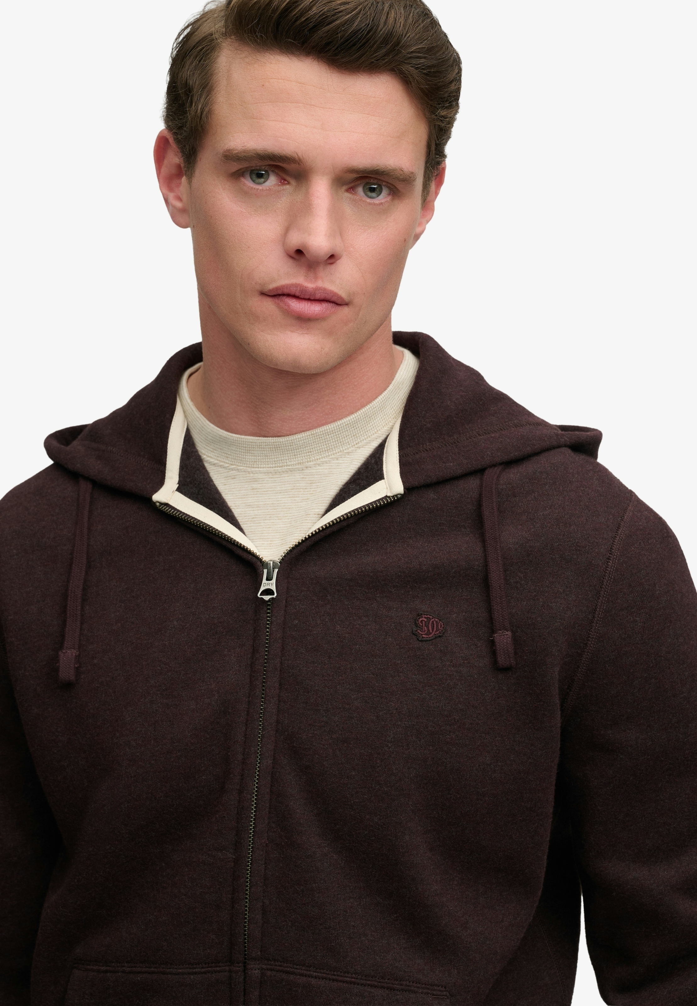 Superdry Kapuzensweatjacke »ESSENTIAL SDCO LOGO ZIPHOOD« Baumwollmischung, regular fit