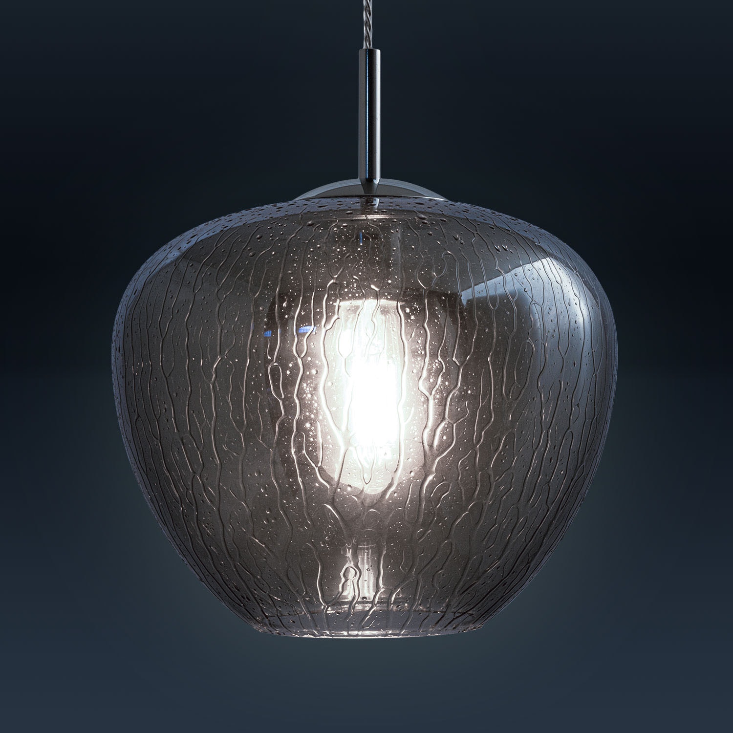 Paco Home Pendelleuchte »Stela« E27 Deckenlampe LED  Wohnzimmer Schlafzimmer Höhenverstellbar Glas E27