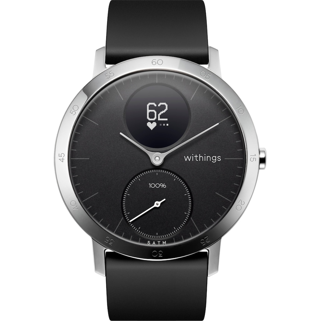 Withings Fitnessuhr »Activité STEEL HR (40 mm)«