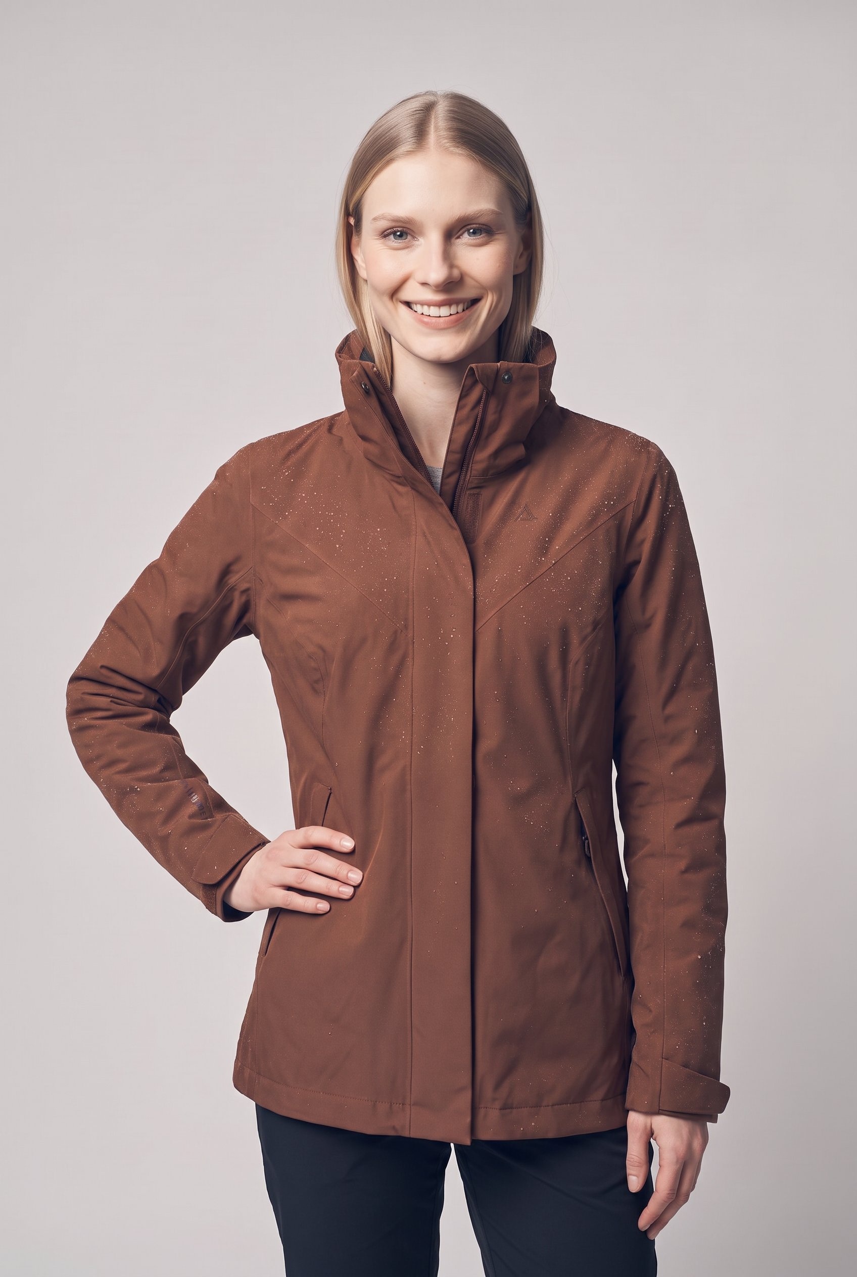 Schöffel 3-in-1-Funktionsjacke »3in1 Jacket Style Tamina WMS« Set, 2 Stk. tlg. mit Kapuze mit herauszippbarer, separat tragbarer, wattierter Innenjacke