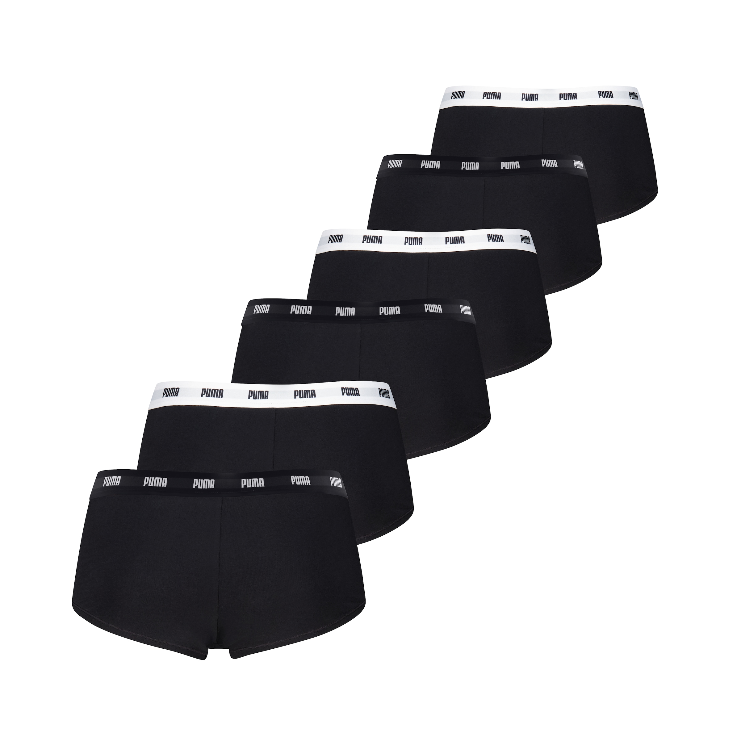 PUMA Panty »PUMA WOMEN COTTON MINI SHORTS 6P ECOM« 6er Pack, 