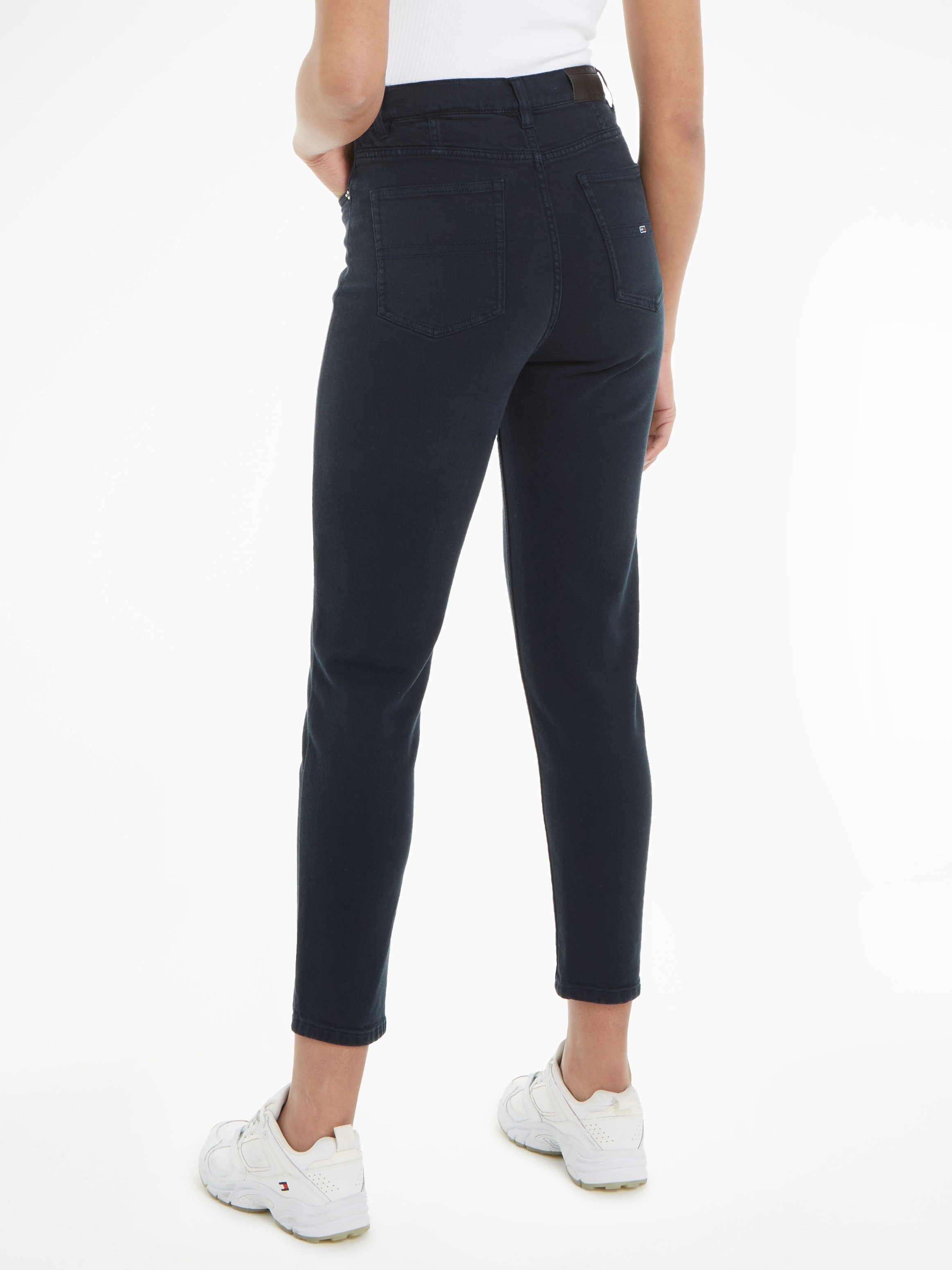 Tommy Jeans Webhose »TJW MOM SLIM UH GD«, mit Logostickerei