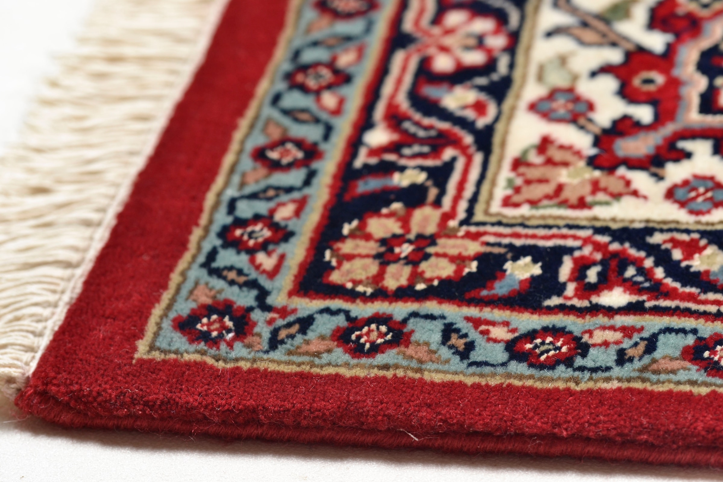 THEKO Orientteppich »Meraj Silk Touch Bidjar«, rechteckig, 12 mm Höhe, Flor aus 20% Seide, handgeknüpft, mit Fransen