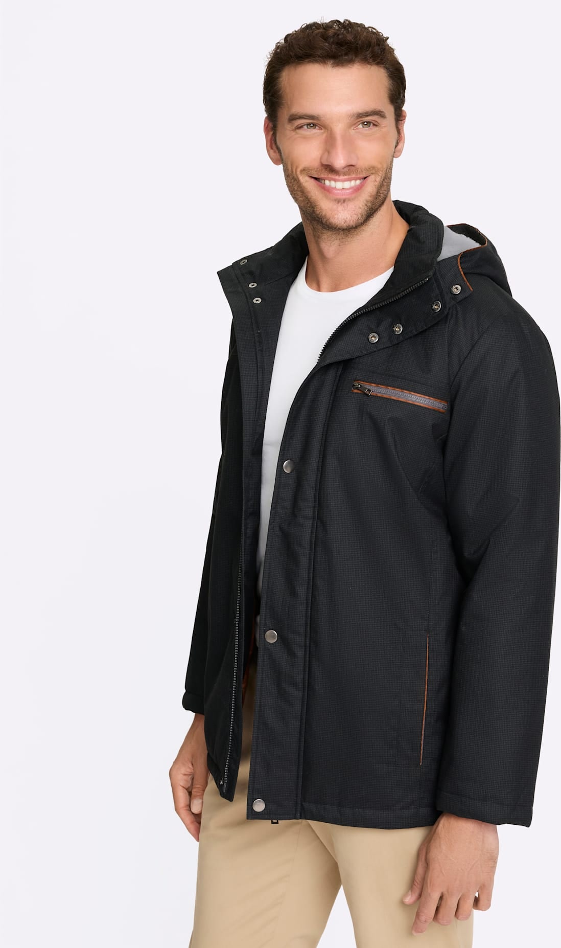 Marco Donati Steppjacke mit Kapuze