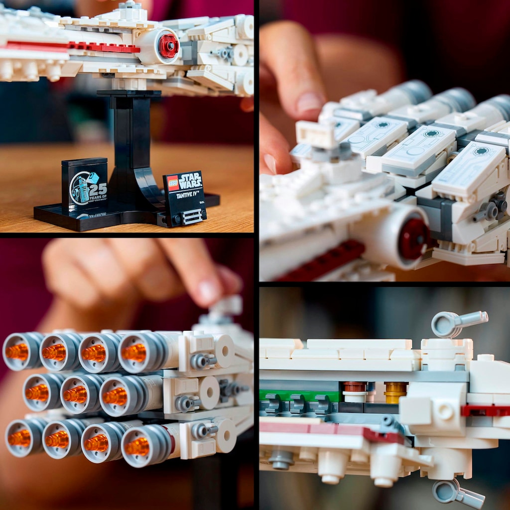 LEGO® Konstruktionsspielsteine »Tantive IV™ (75376), LEGO® Star Wars™«, (654 St.), Made in Europe