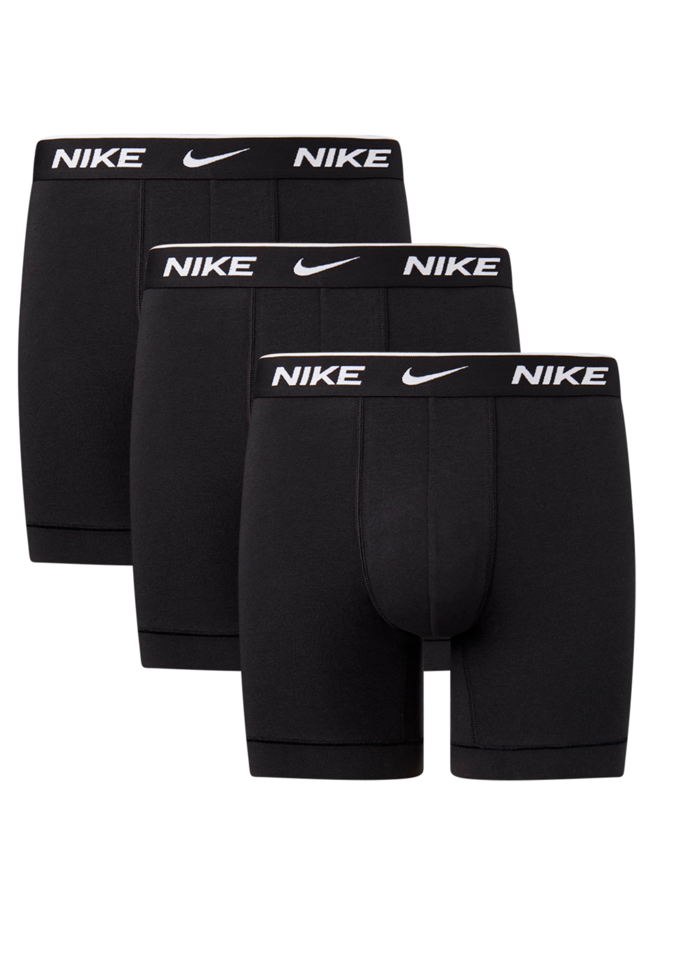 NIKE Underwear Boxer, (3 St.), mit besonders langem Bein und Nike Logobund