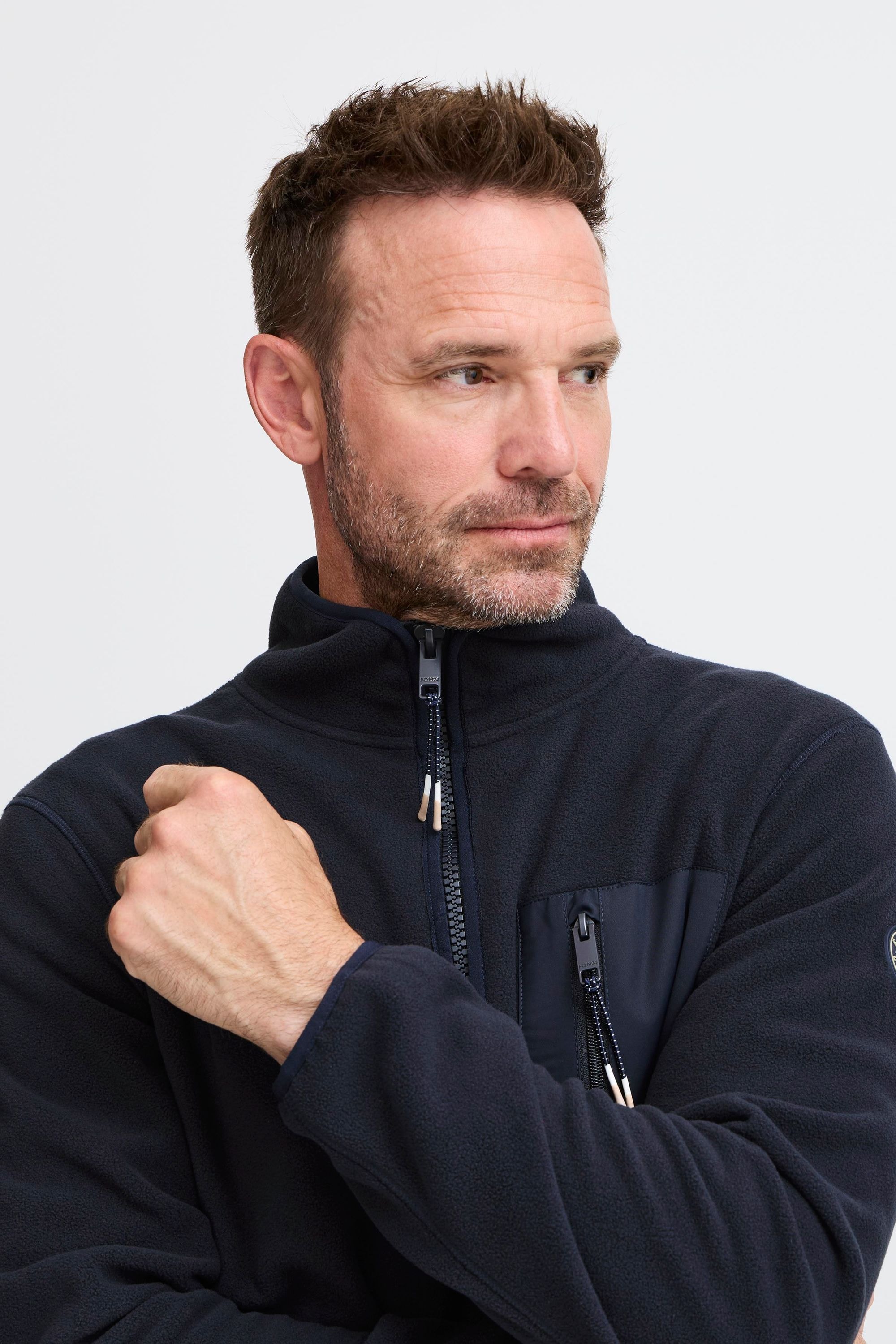FQ1924 Fleecejacke »Fleecejacke FQHARRY micro fleece halfzip«