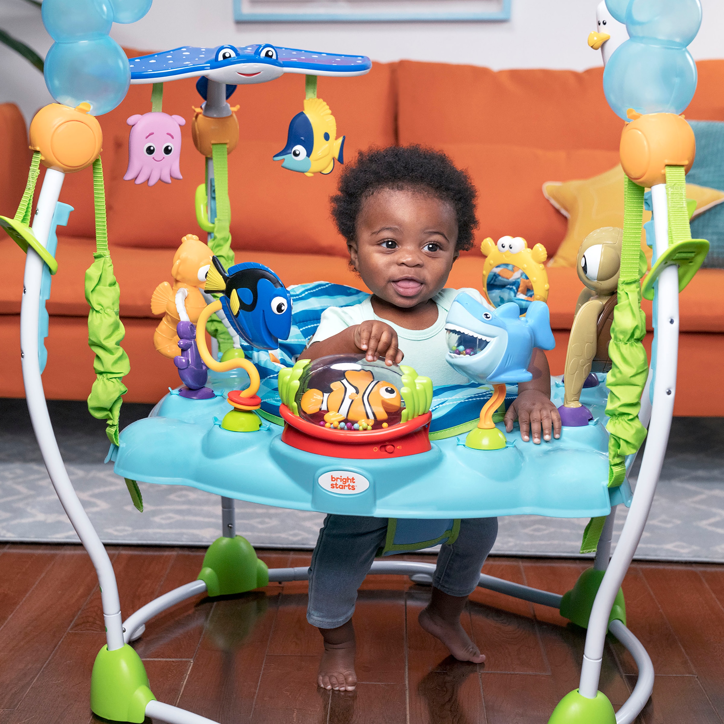 Bright Starts Spielcenter »Finding Nemo Sea of Activities Jumper« mit Licht- und Soundeffekt