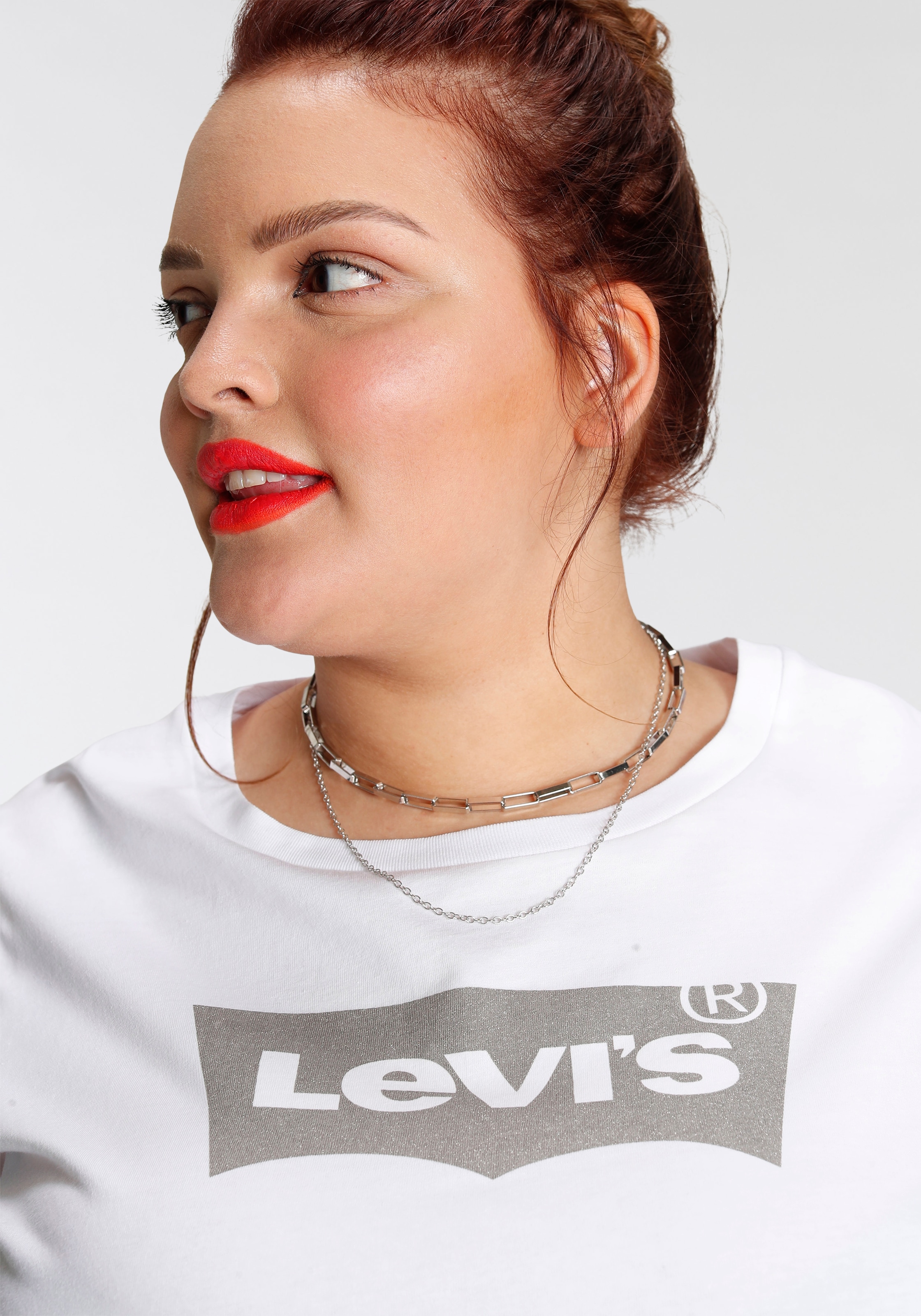 Levi's® Plus T-Shirt »PERFECT TEE« Figurumspielende Passform