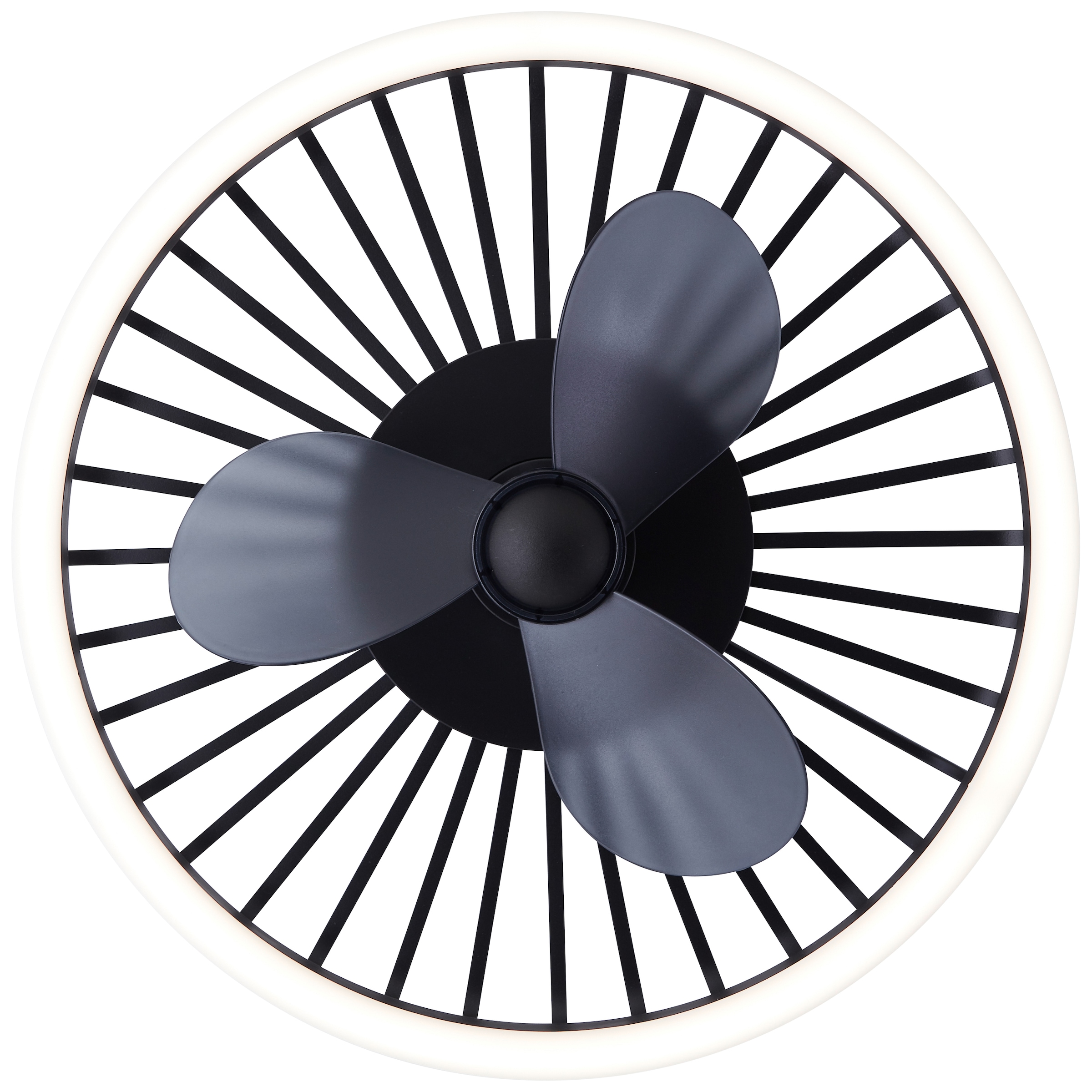 Brilliant LED Deckenleuchte »Capo« LED-Modul 1 Stk. warmweiß - kaltweiß LED-Ventilator, Ø 48 cm, 4200 lm, dimmbar, CCT