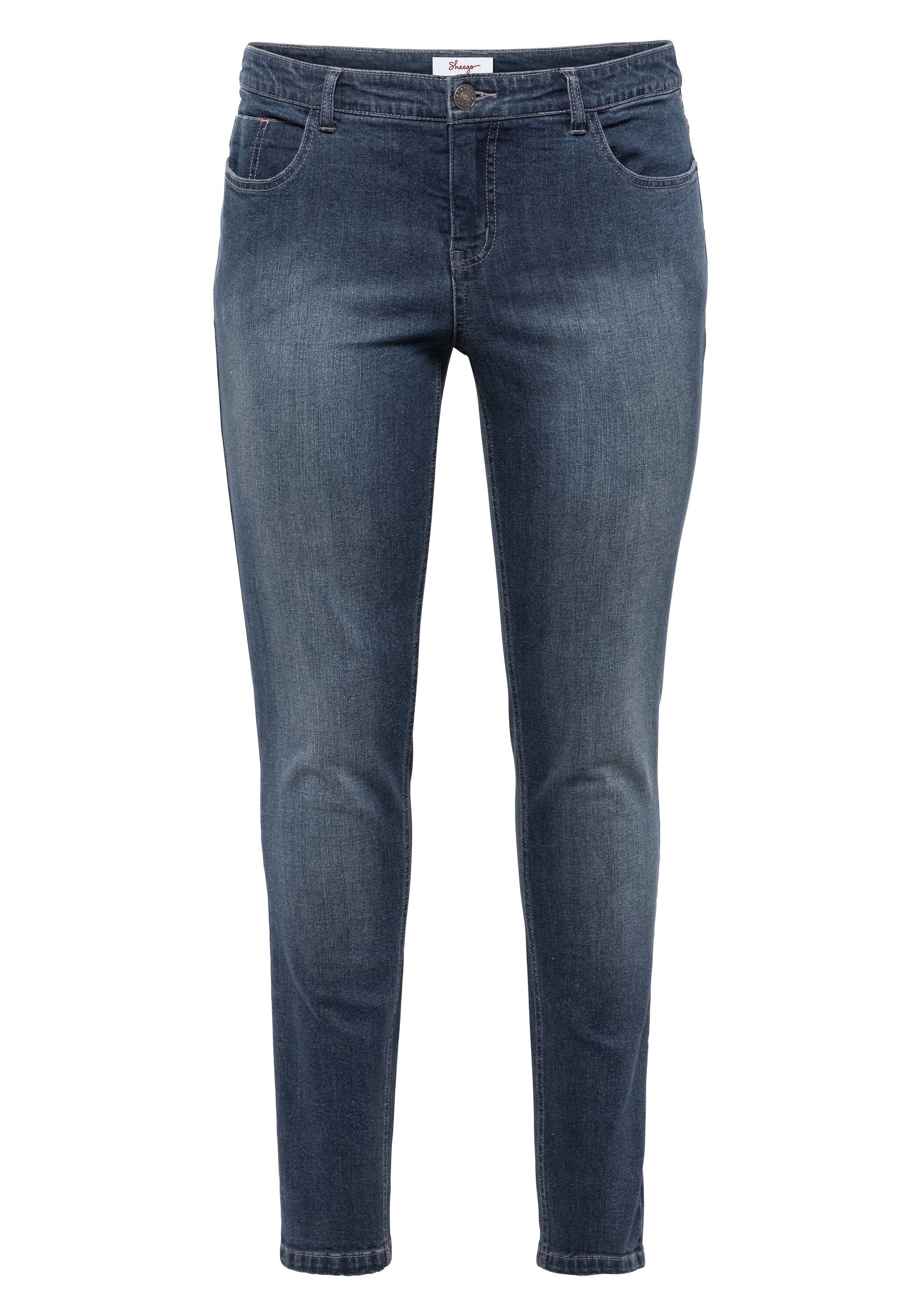 Sheego Stretch-Jeans »Jeans in schmaler Form«, in schmaler Form