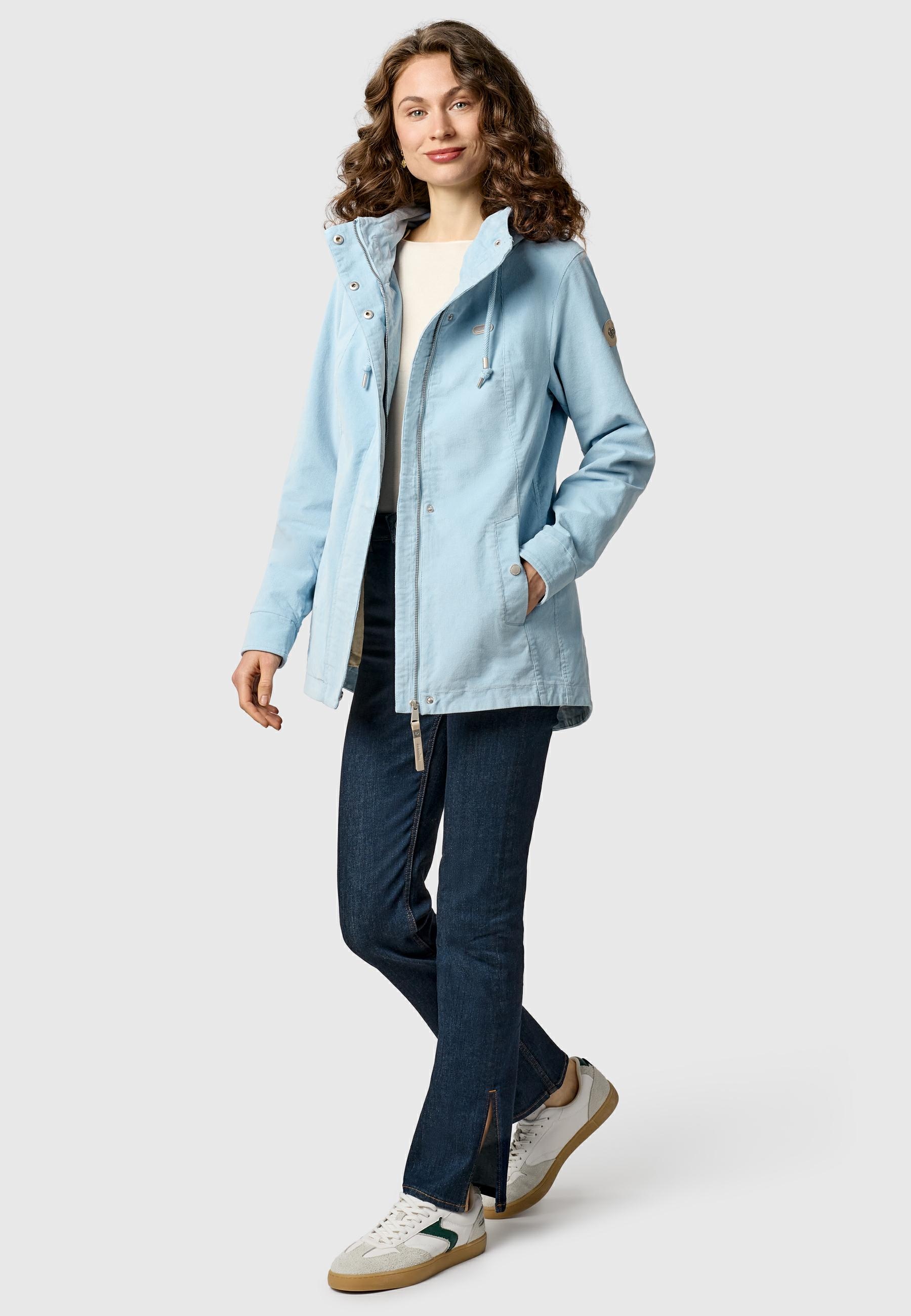 Ragwear Cordjacke »Cordjacke Alvena Cordy YOUMODO« mit Kapuze Sportliche leichte Kordjacke mit Kapuze