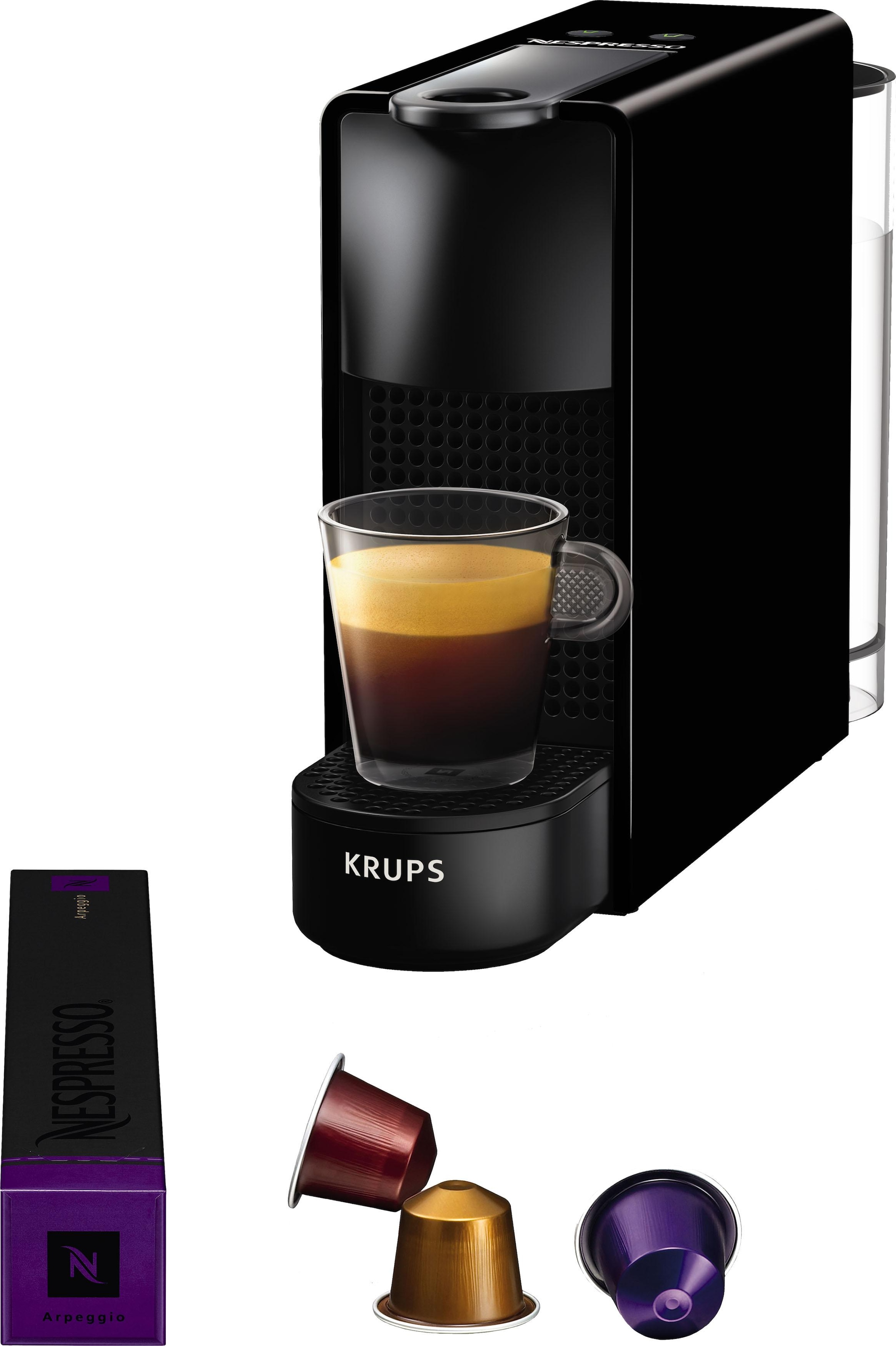 Nespresso Kapselmaschine »XN1005 Kaffeemenge Krups«, 3 Garantie Inissia Jahren Kapseln XXL mit mit 7 einstellbar, Willkommenspaket inkl. von