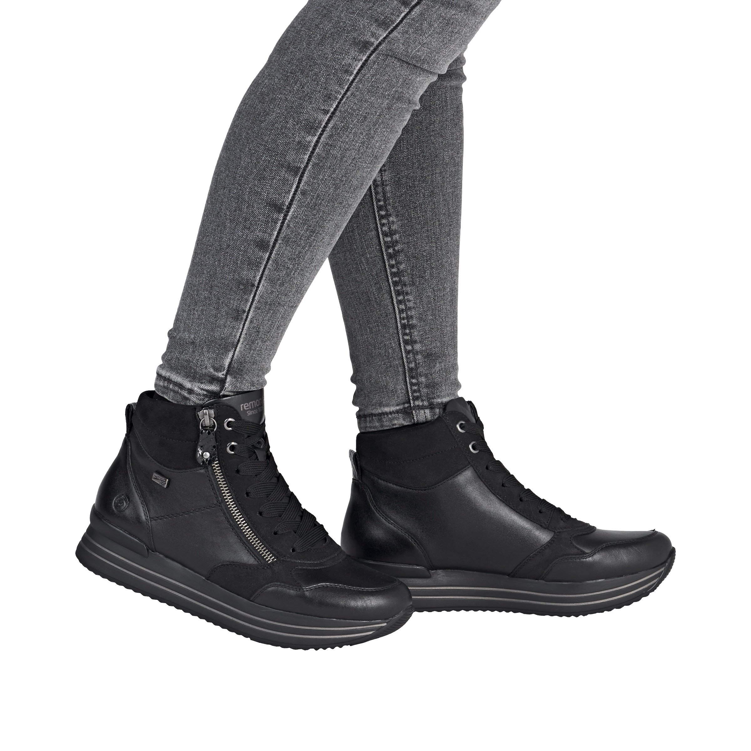 Remonte Sneakerboots  Schnürboots, Plateauboots, Stiefelette, wasserabweisende TEX-Membran