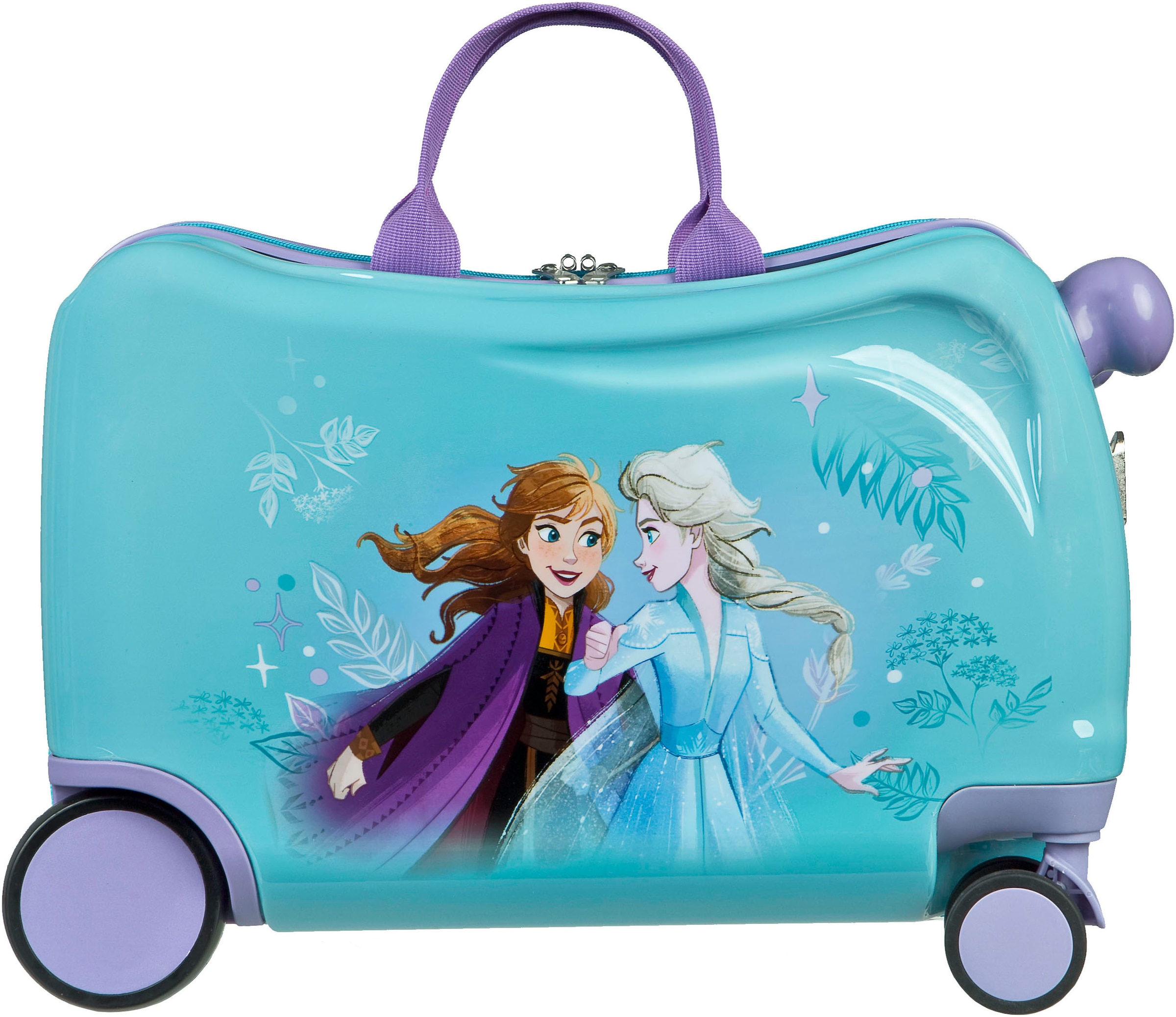 UNDERCOVER Kinderkoffer »Ride-on Trolley, Frozen«, 4 St. Rollen, zum sitzen und ziehen