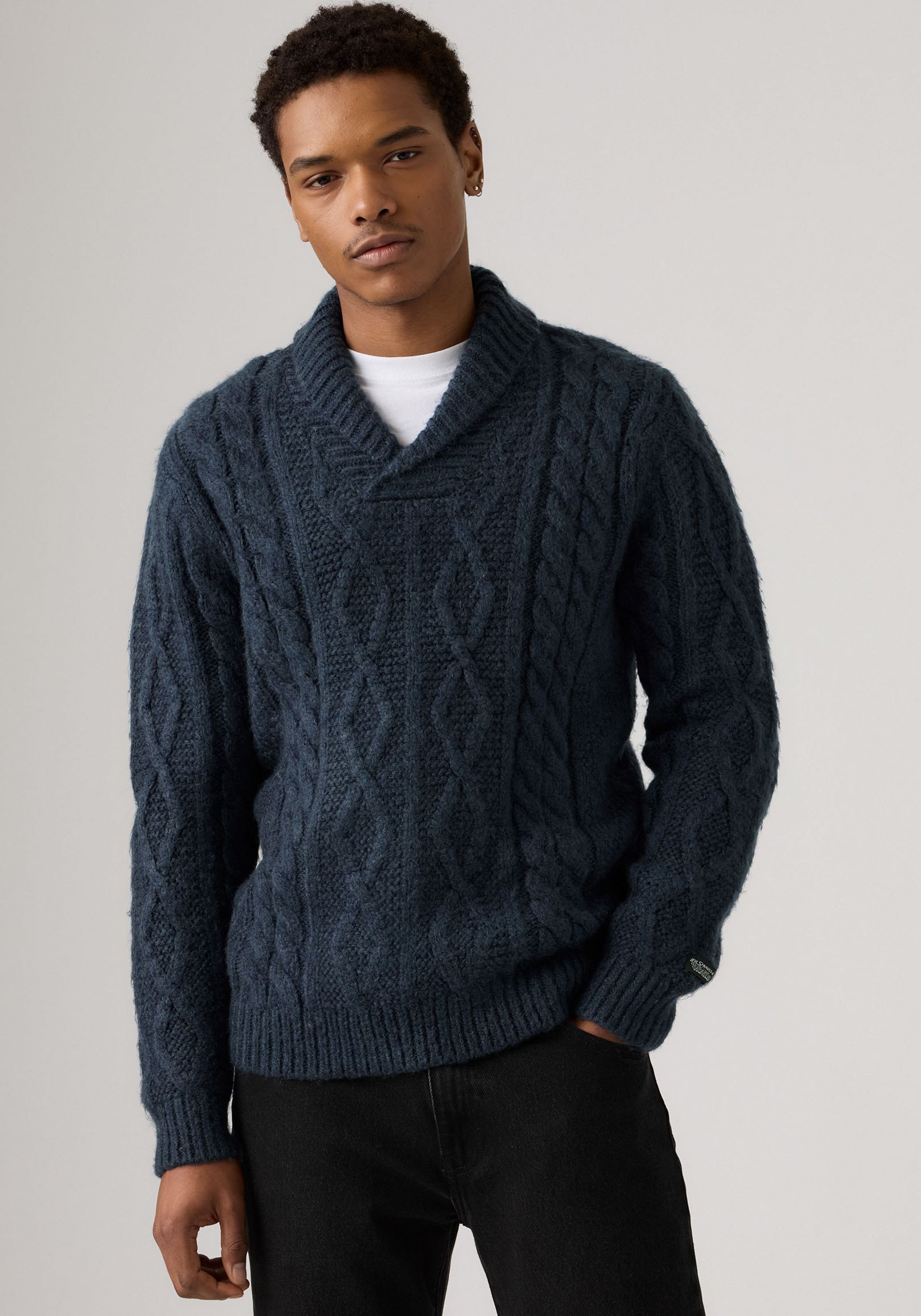 Levi's® Strickpullover mit Ajourstrickmuster