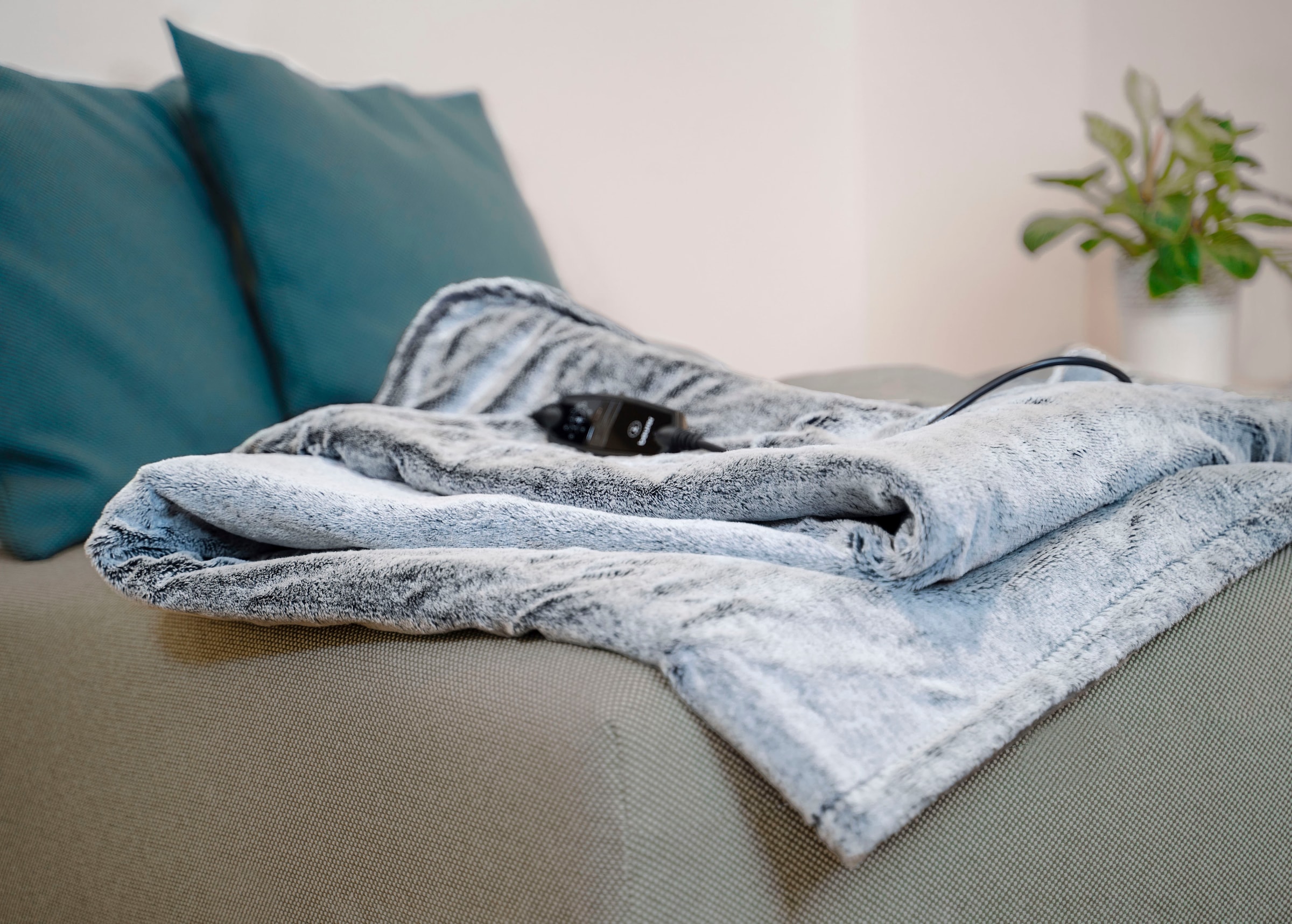 BEURER Heizdecke »HD 75 Nordic Grey Green Planet«