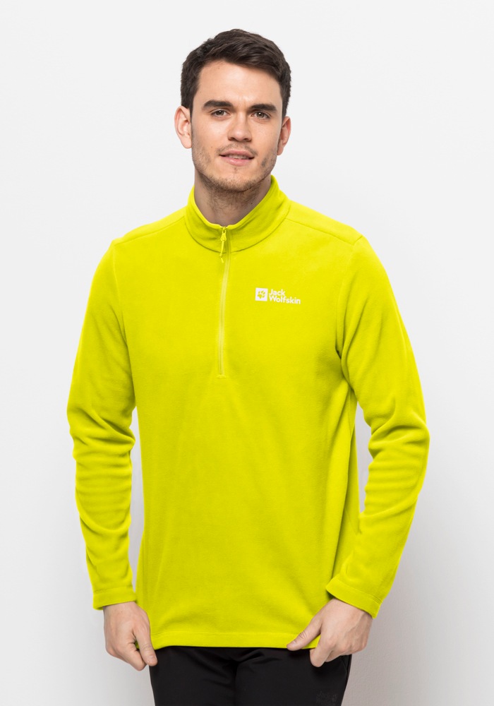 Jack Wolfskin Stehkragenpullover »TAUNUS HZ M« Fleecepullover, Halfzip-Reißverschluss, Stehkragen
