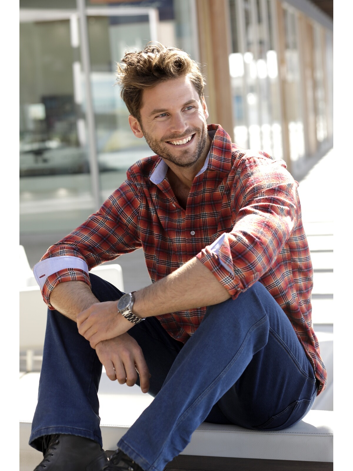 Babista Langarmhemd »Flanellhemd FLOREVERTI«, (1 tlg.), aus weichem Flanell