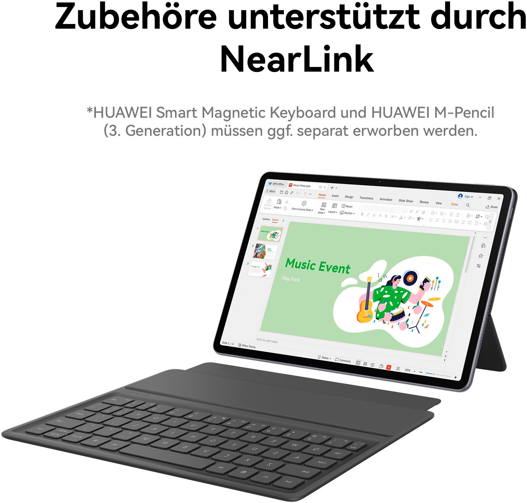 Huawei Tablet »Matepad 11.5 Zoll«, (HarmonyOS 2K FullView Display, WiFi 6, 6GB+128GB)