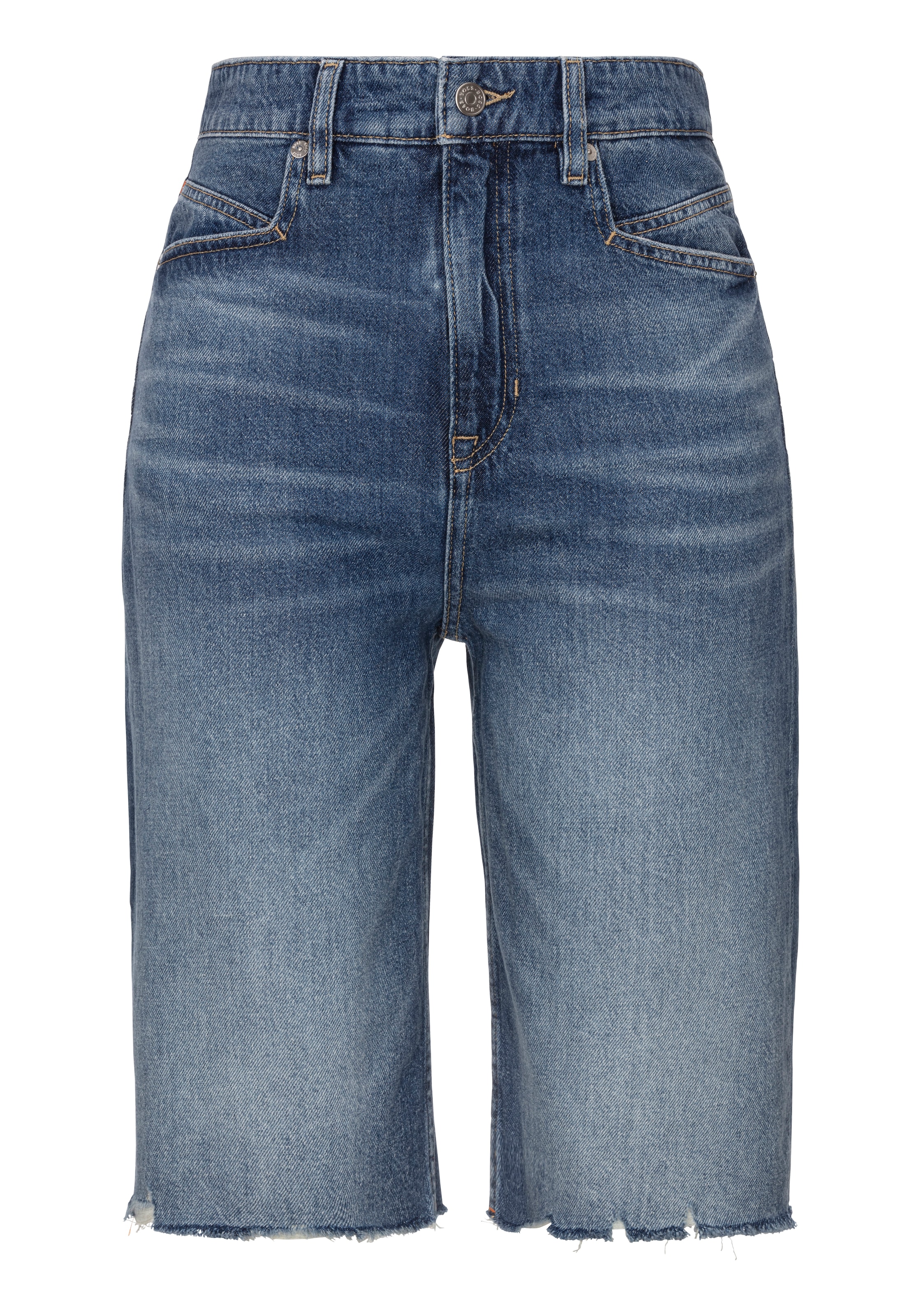 BOSS ORANGE Shorts »DENIM JORTS Premium Damenmode«, mit Logostickerei hinten