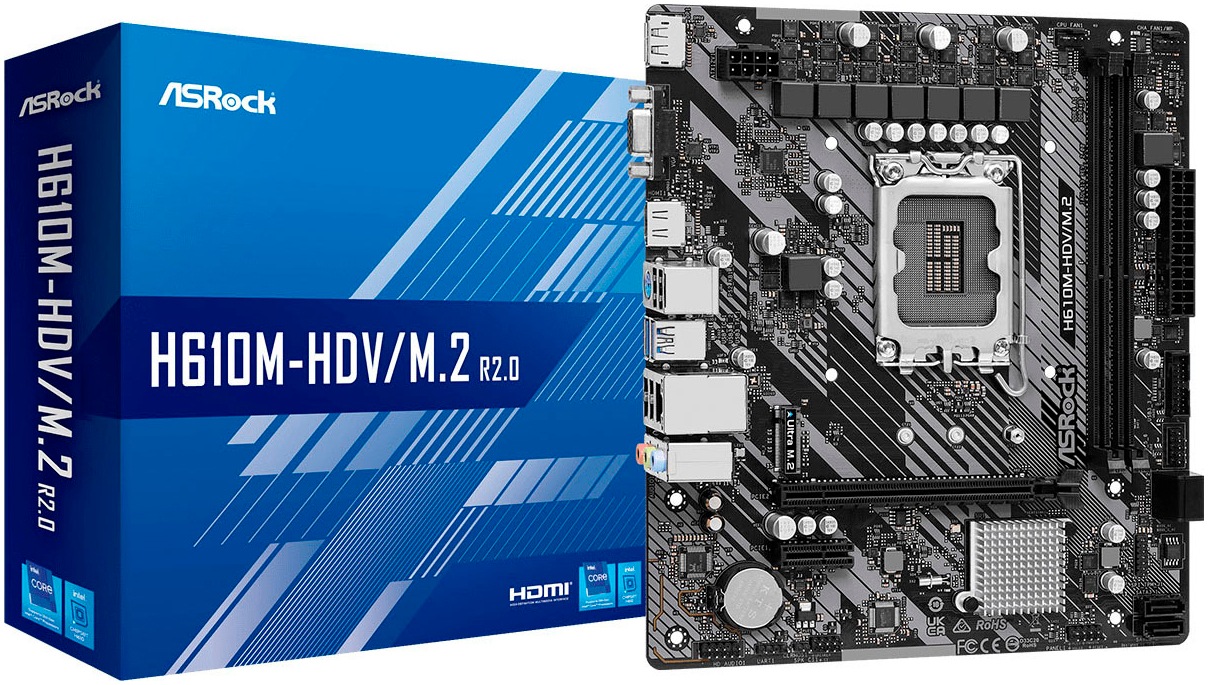 Asrock Mainboard »H610M-HDV/M.2 R2.0«