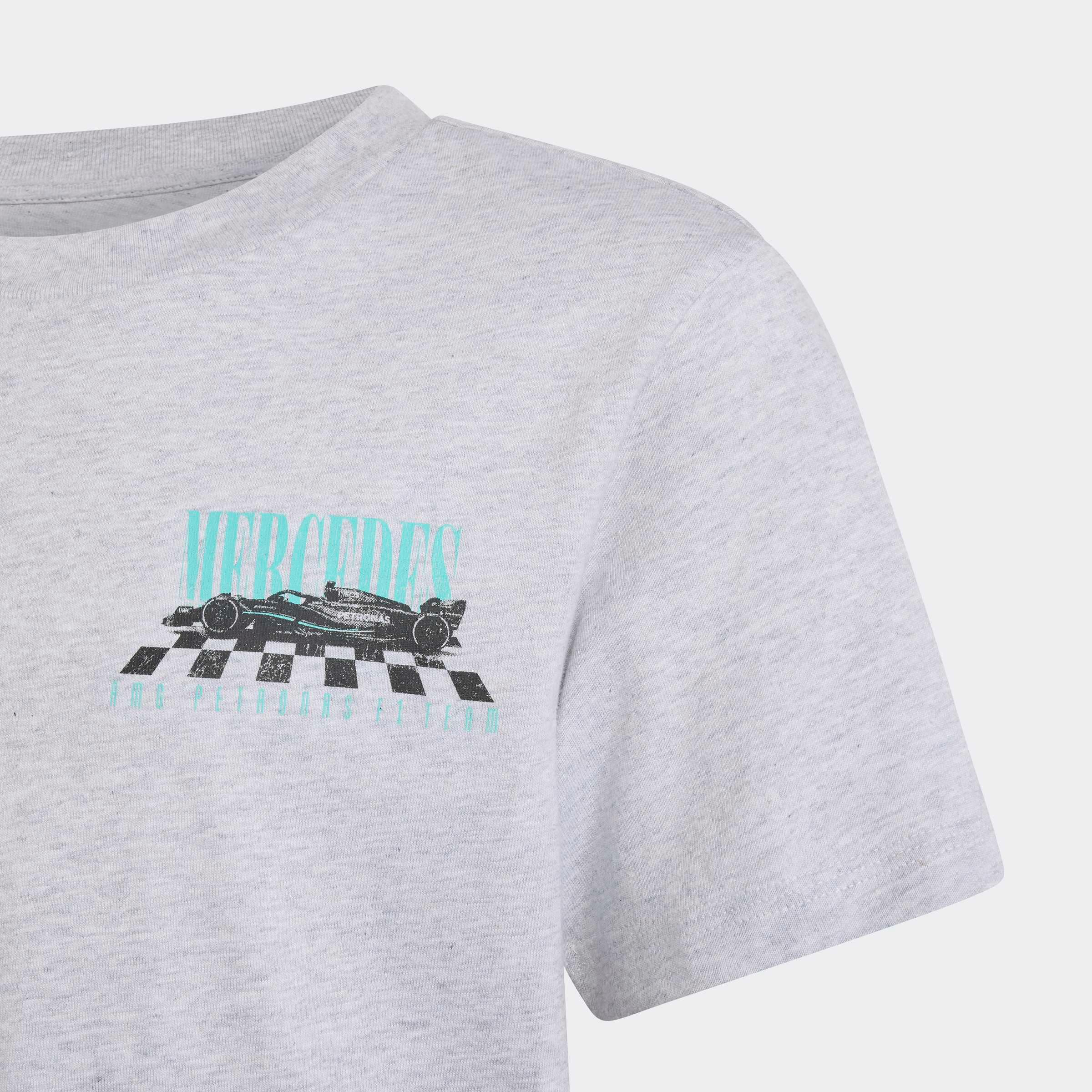 adidas Performance T-Shirt »MERCEDES-AMG PETRONAS FORMULA 1 TEAM GRAFIK 01« für Kinder, mit Rundhalsausschnitt, in normaler Länge, ohne Verschluss