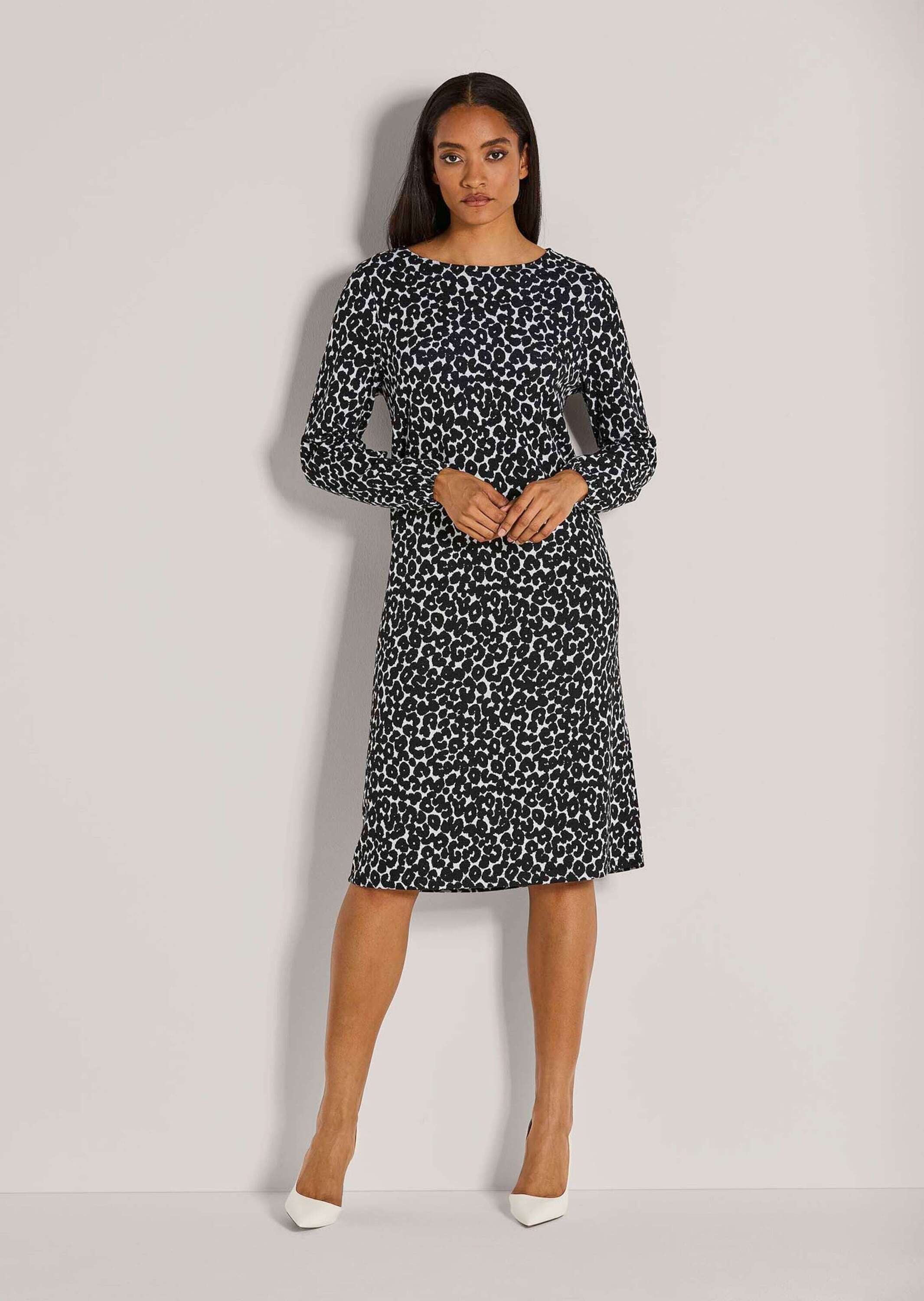 MADELEINE Sommerkleid »Kleid Modernes Jersey-Kleid mit Leo-Print« Softe Jerseyqualität