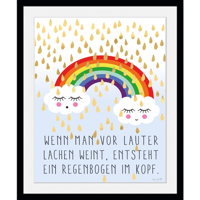 queence Bild »Regenbogen im Kopf«, Wolken, (1 St.) bequem kaufen